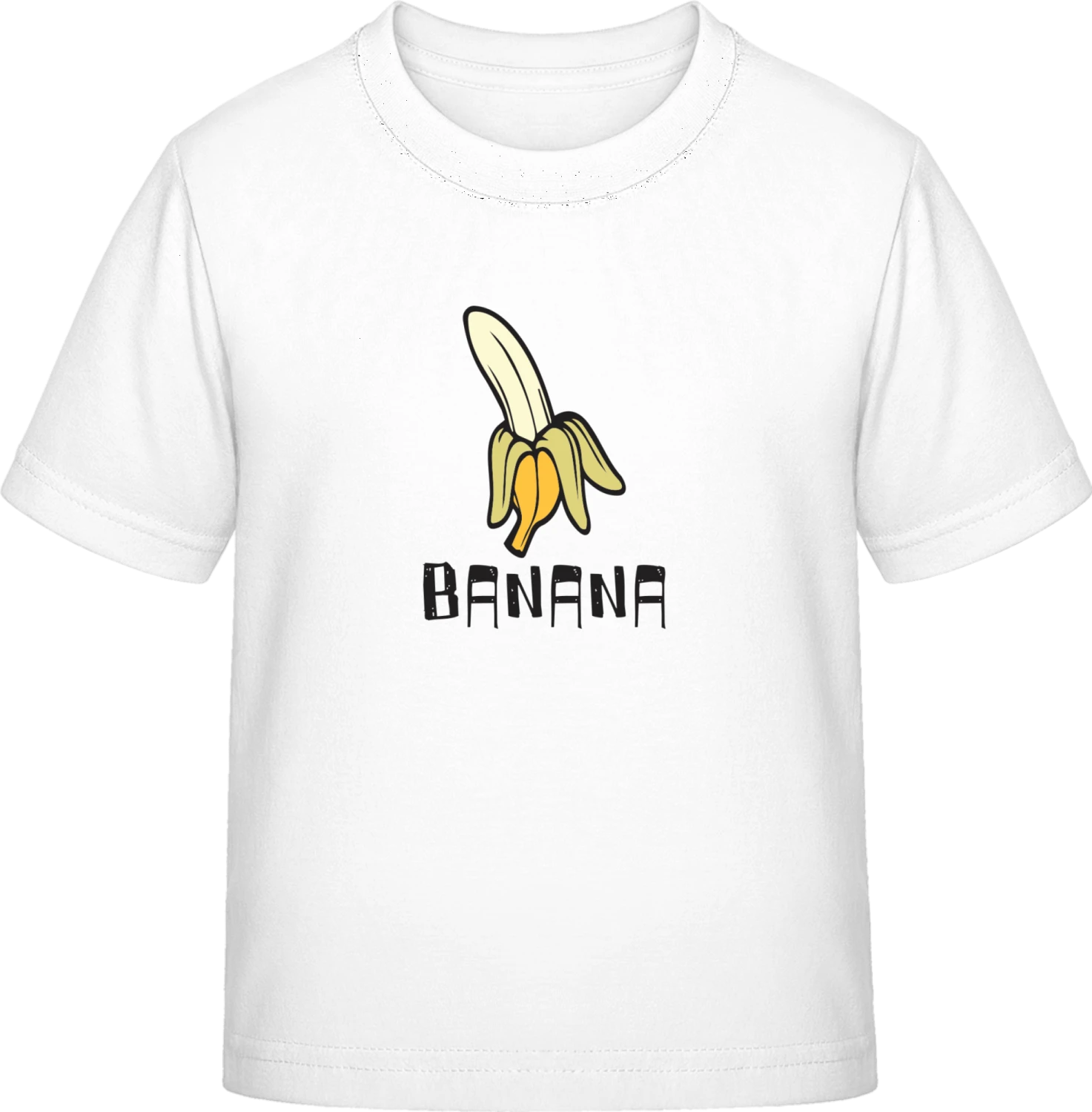 Banana - White Exact 190 Kids - Front