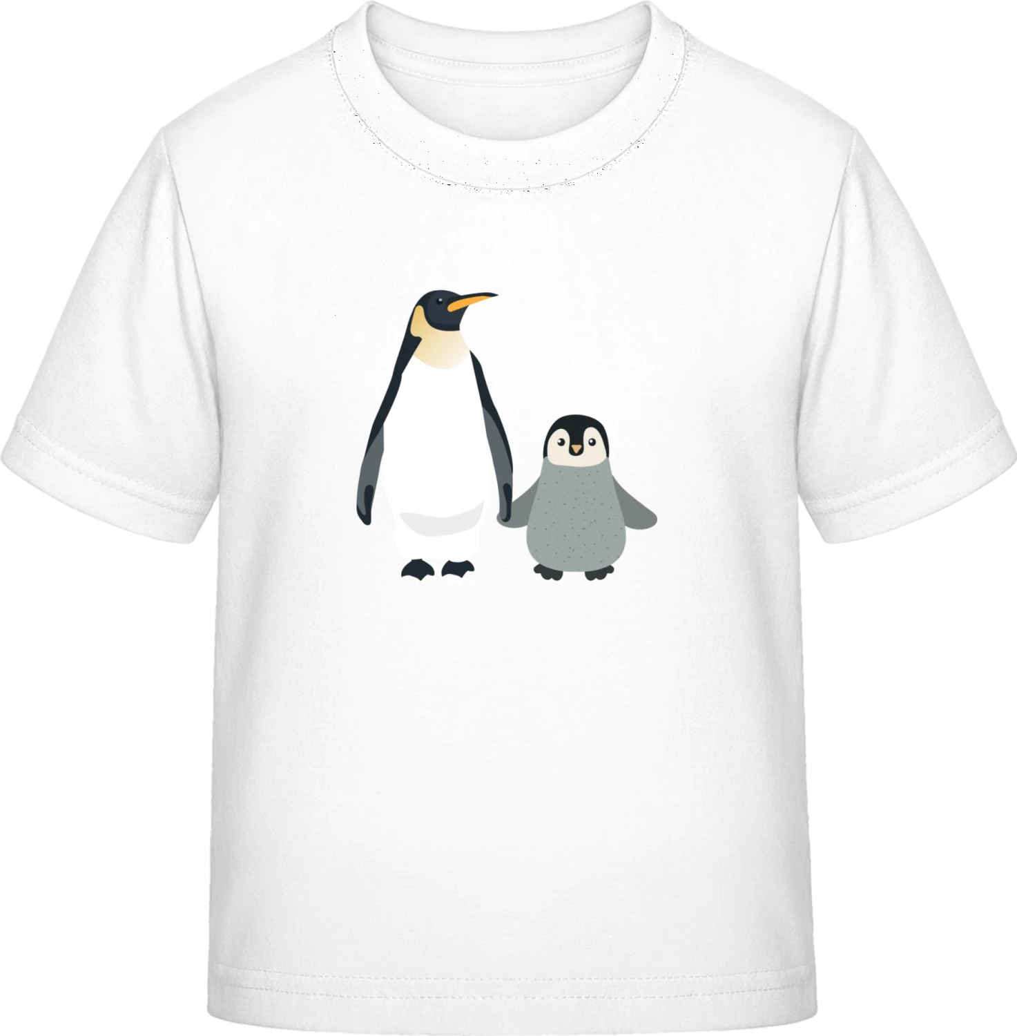 Parent And Child Penguin - White Exact 190 Kids - Front