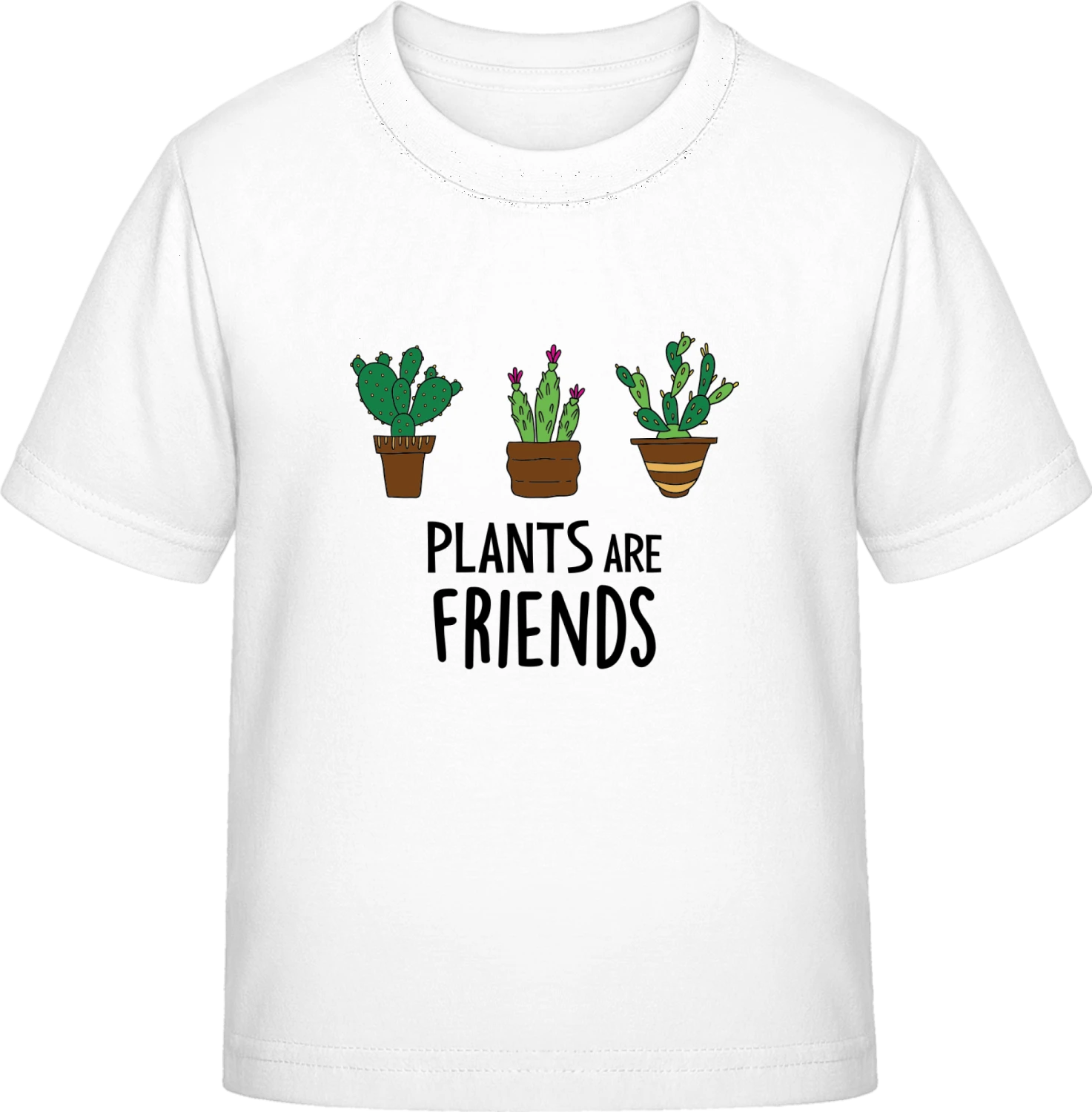 Plants Are Friends - White Exact 190 Kids - Front