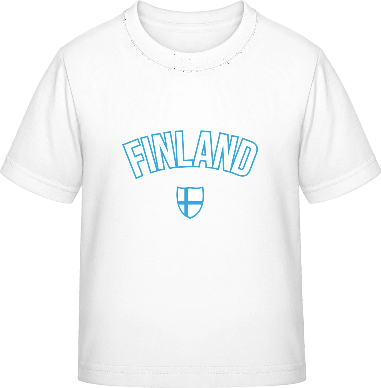 FINLAND Fan - White Exact 190 Kids - Front