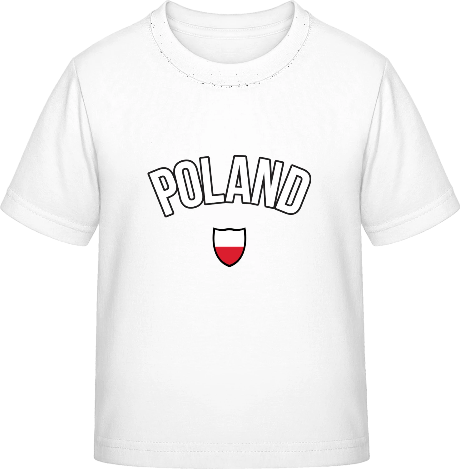 POLAND Football Fan - White Exact 190 Kids - Front