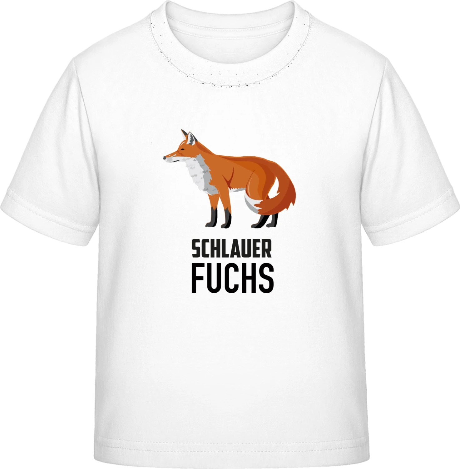 Schlauer Fuchs Illustration - White Exact 190 Kids - Front