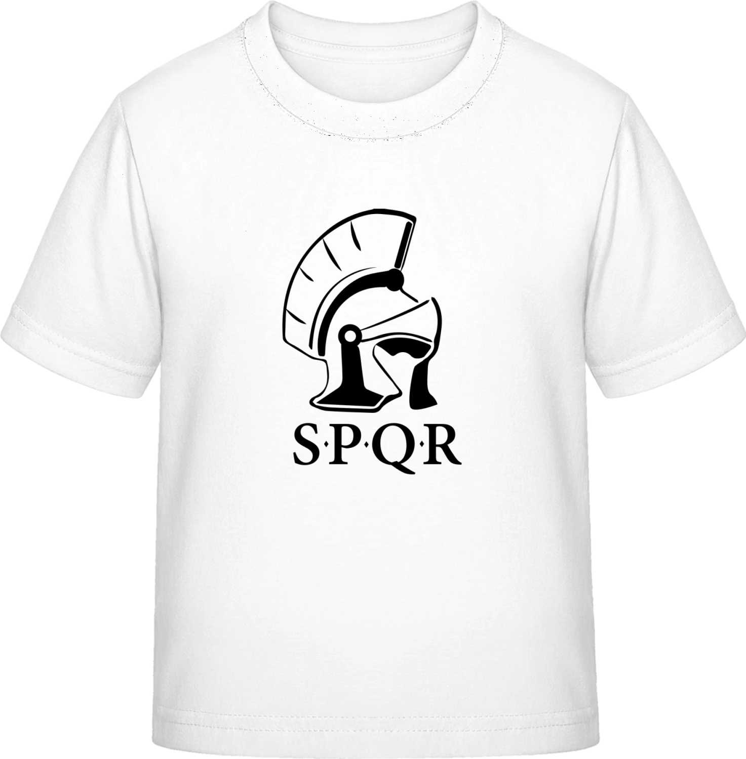 SPQR Roman Helmet - White Exact 190 Kids - Front