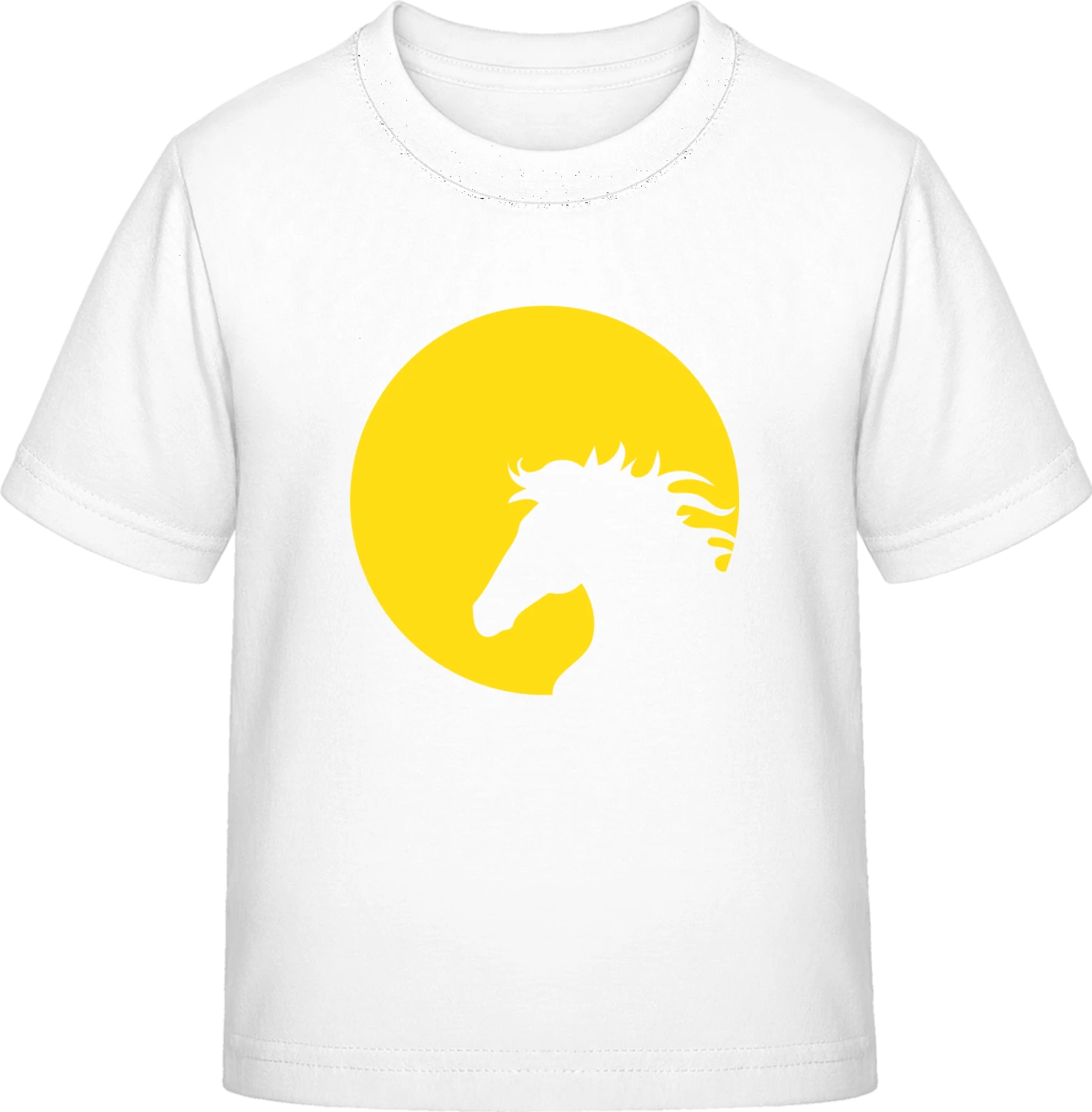 Horse In Moonlight - White Exact 190 Kids - Front