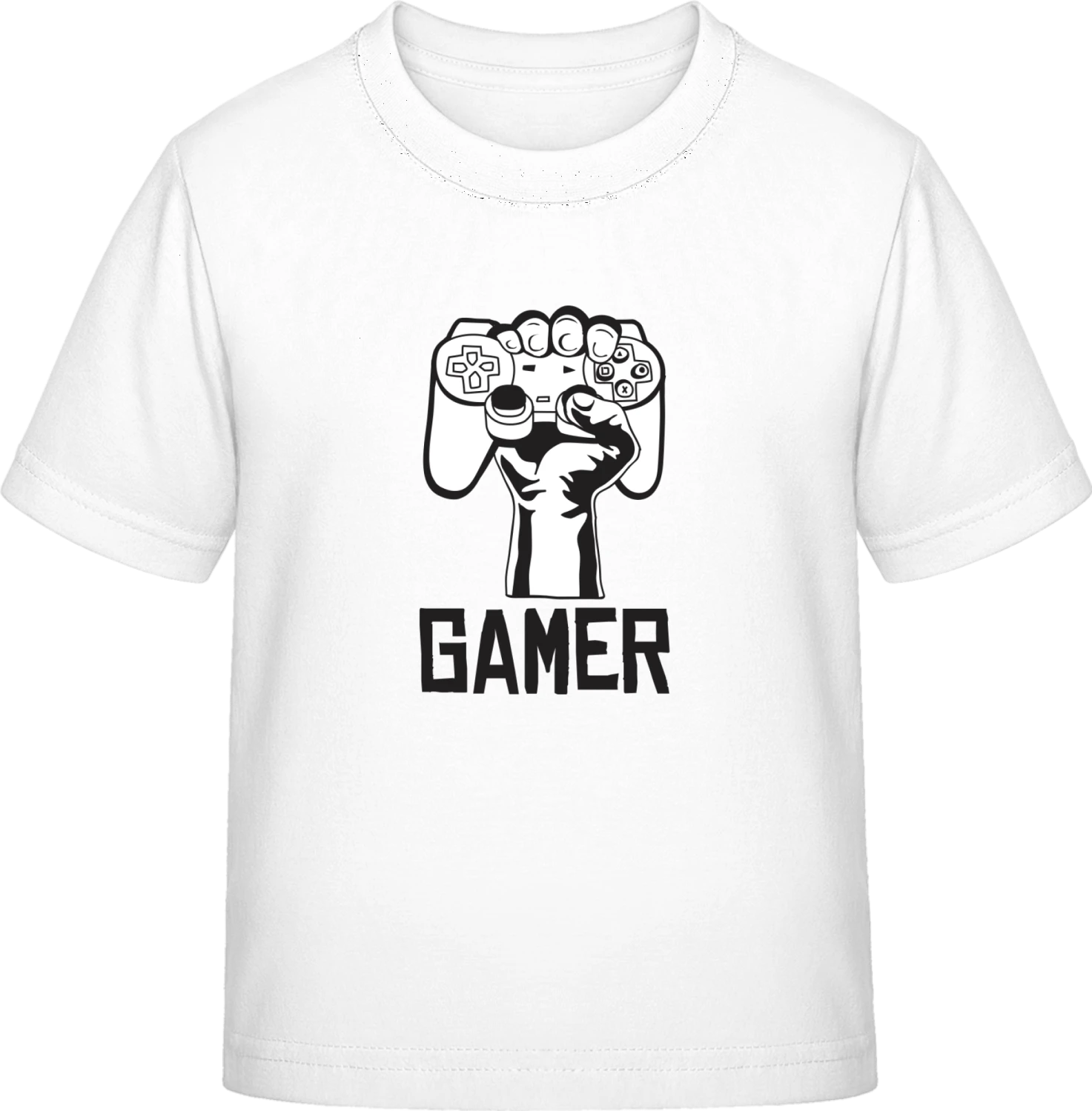 Gamer Power - White Exact 190 Kids - Front