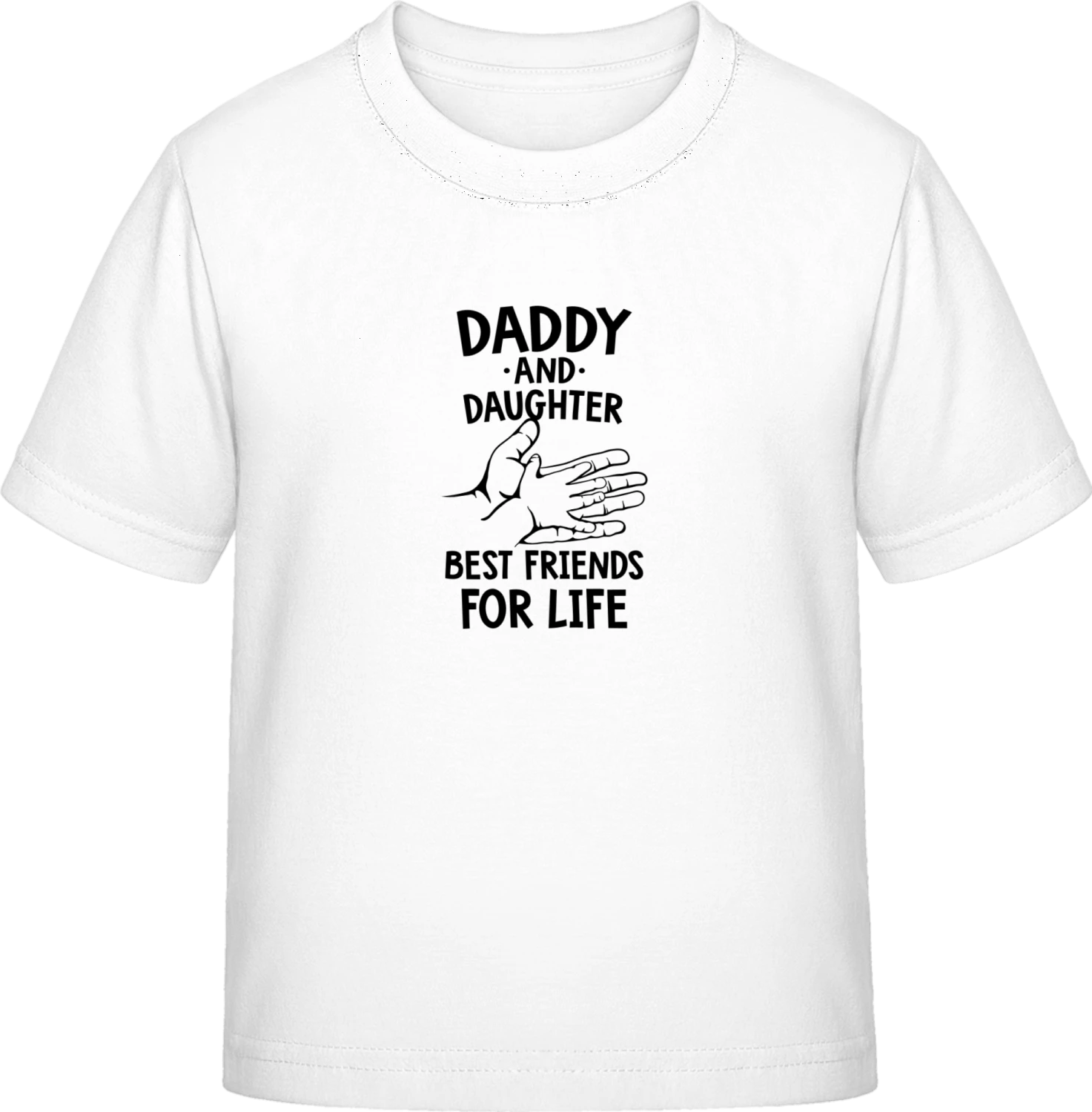 Daddy And Daughter Best Friends For Life - White Exact 190 Kids - Front