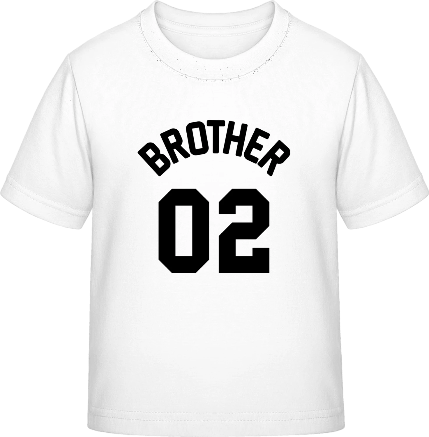 Brother 02 - White Exact 190 Kids - Front