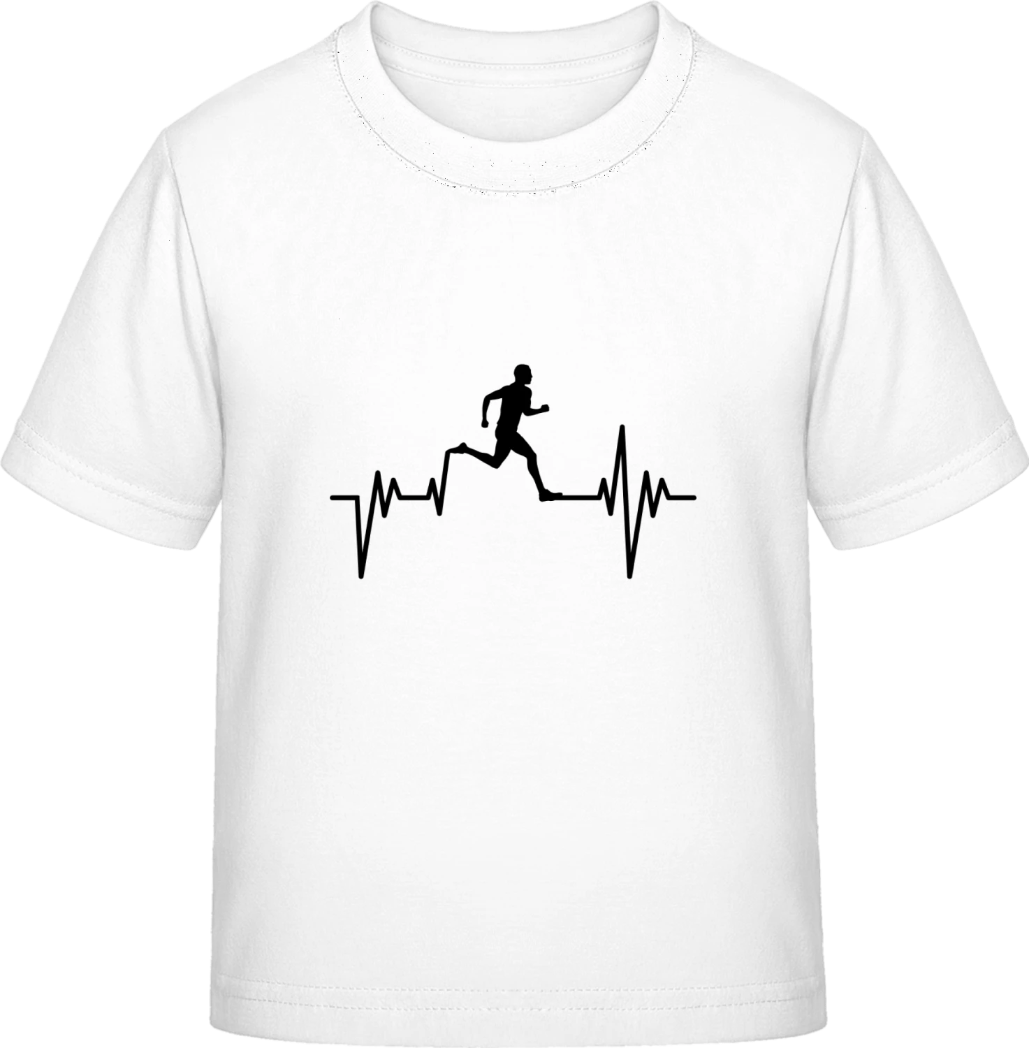 Running Pulse - White Exact 190 Kids - Front