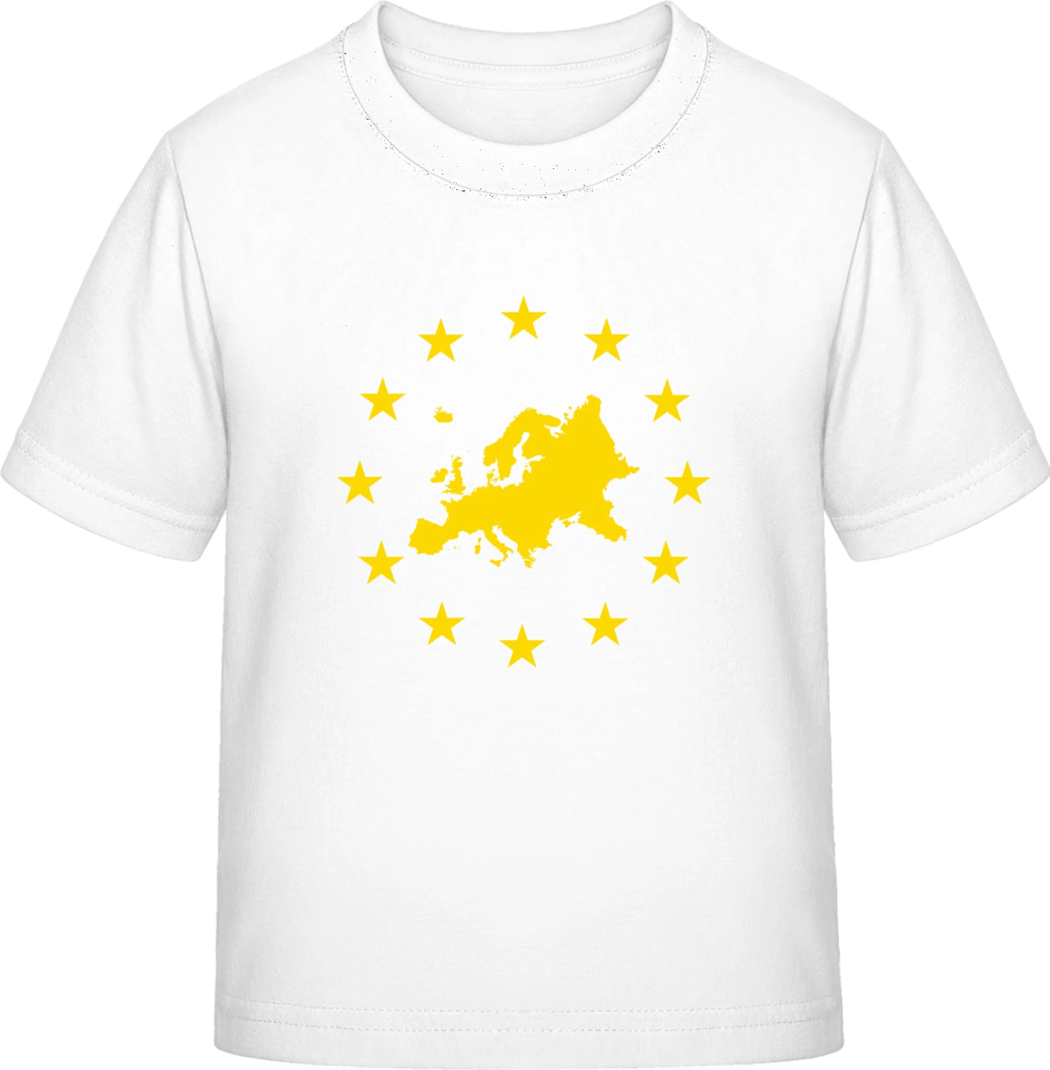 EU Europe - White Exact 190 Kids - Front