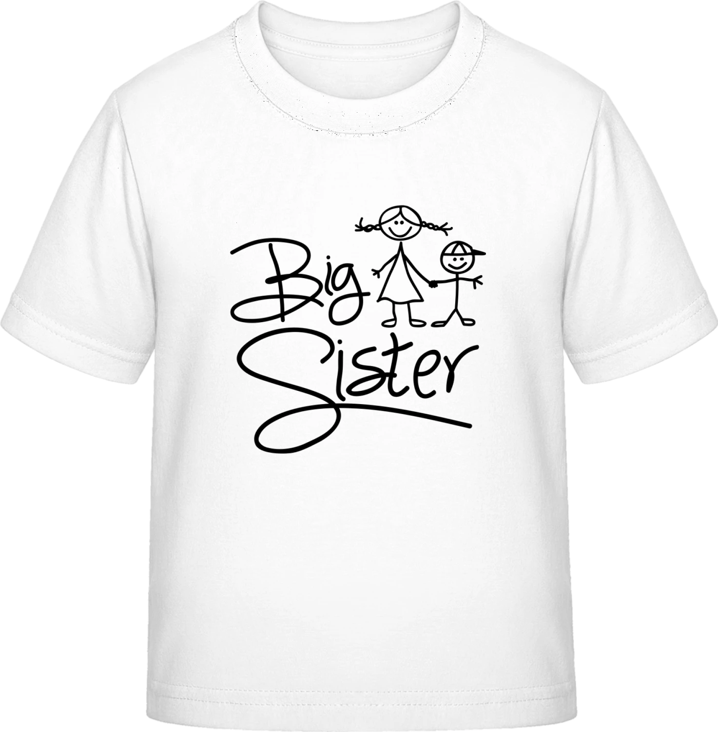 Big Sister Drawing - White Exact 190 Kids - Front