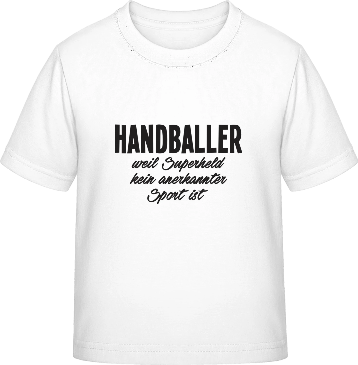 Handballer - White Exact 190 Kids - Front