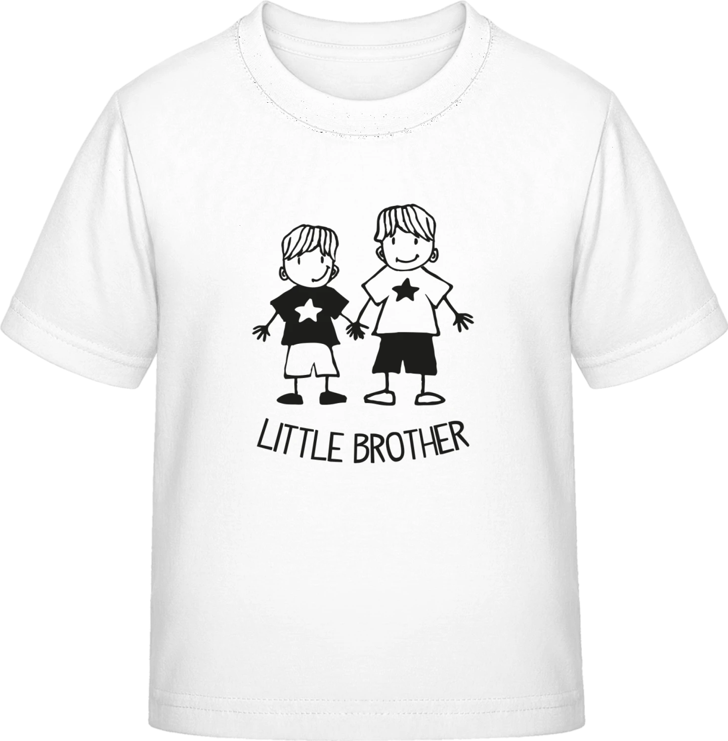 Little Brother Comic - White Exact 190 Kids - Front