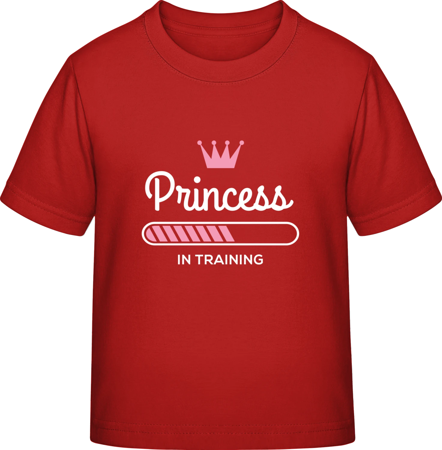 Princess In Training - Red Exact 190 Kids - Front