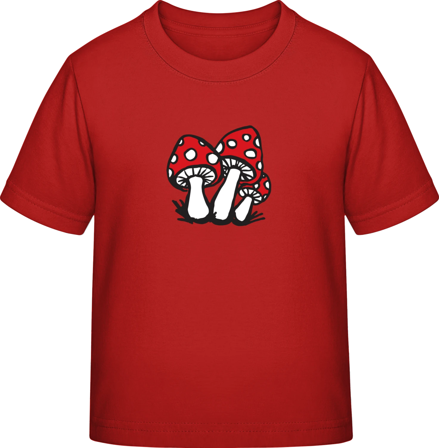 Red Mushrooms - Red Exact 190 Kids - Front