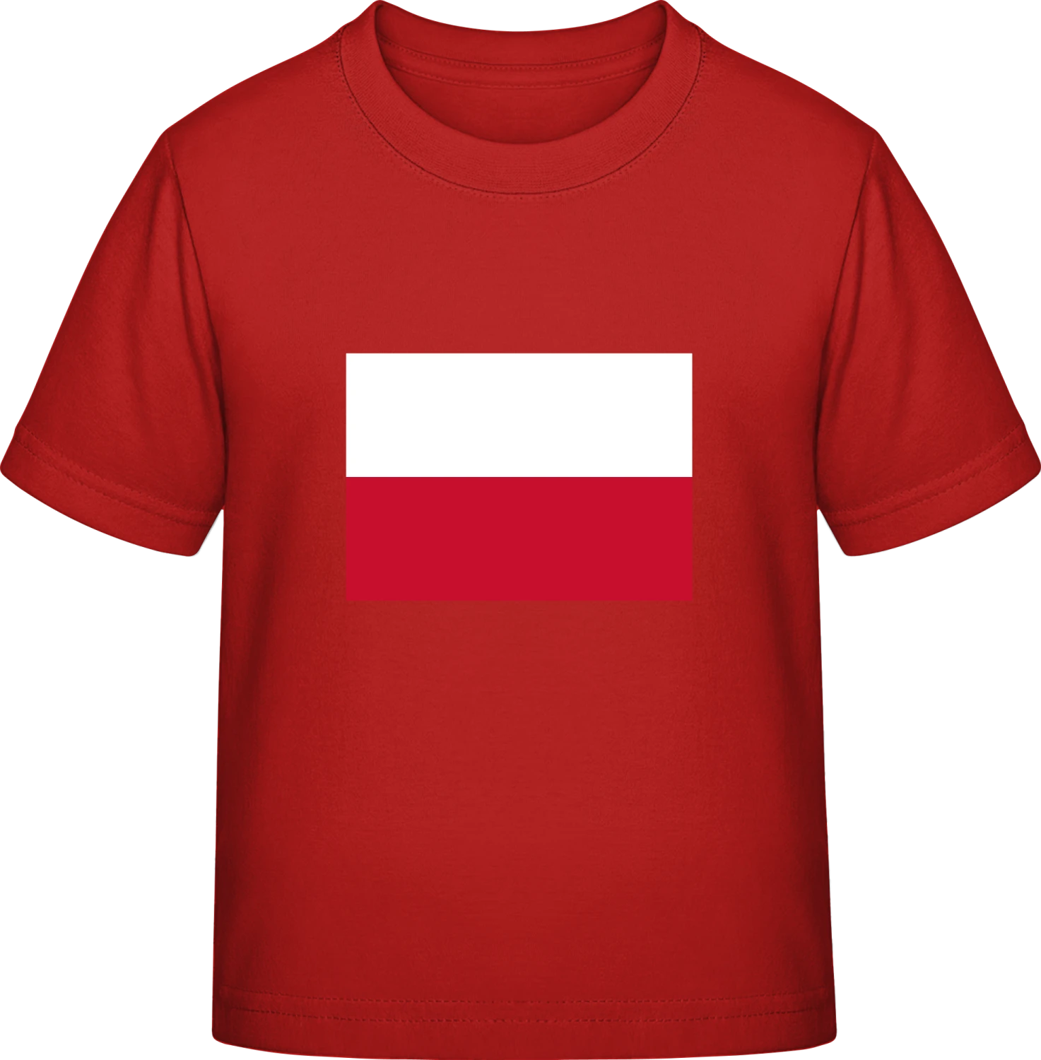 Poland Flag - Red Exact 190 Kids - Front