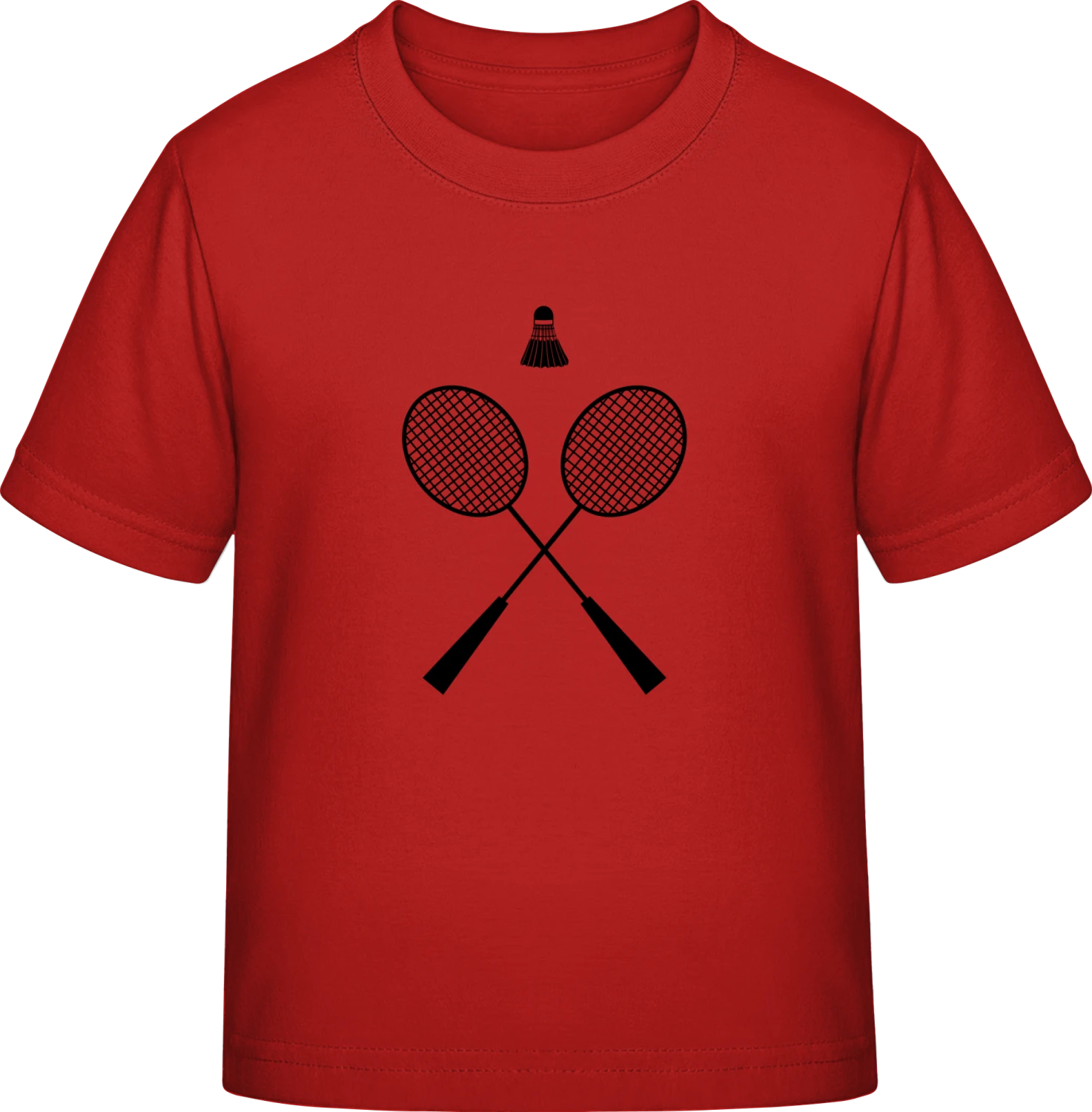 Badminton Equipment - Red Exact 190 Kids - Front