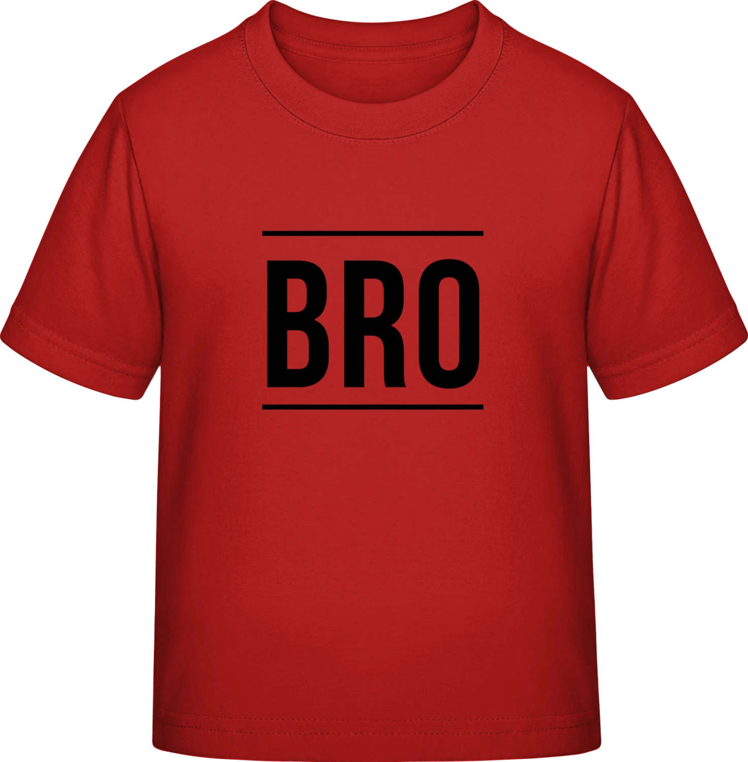 Bro - Red Exact 190 Kids - Front