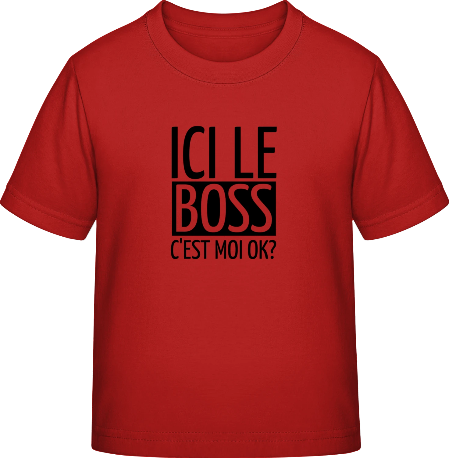 Ici le boss c'est moi - Red Exact 190 Kids - Front