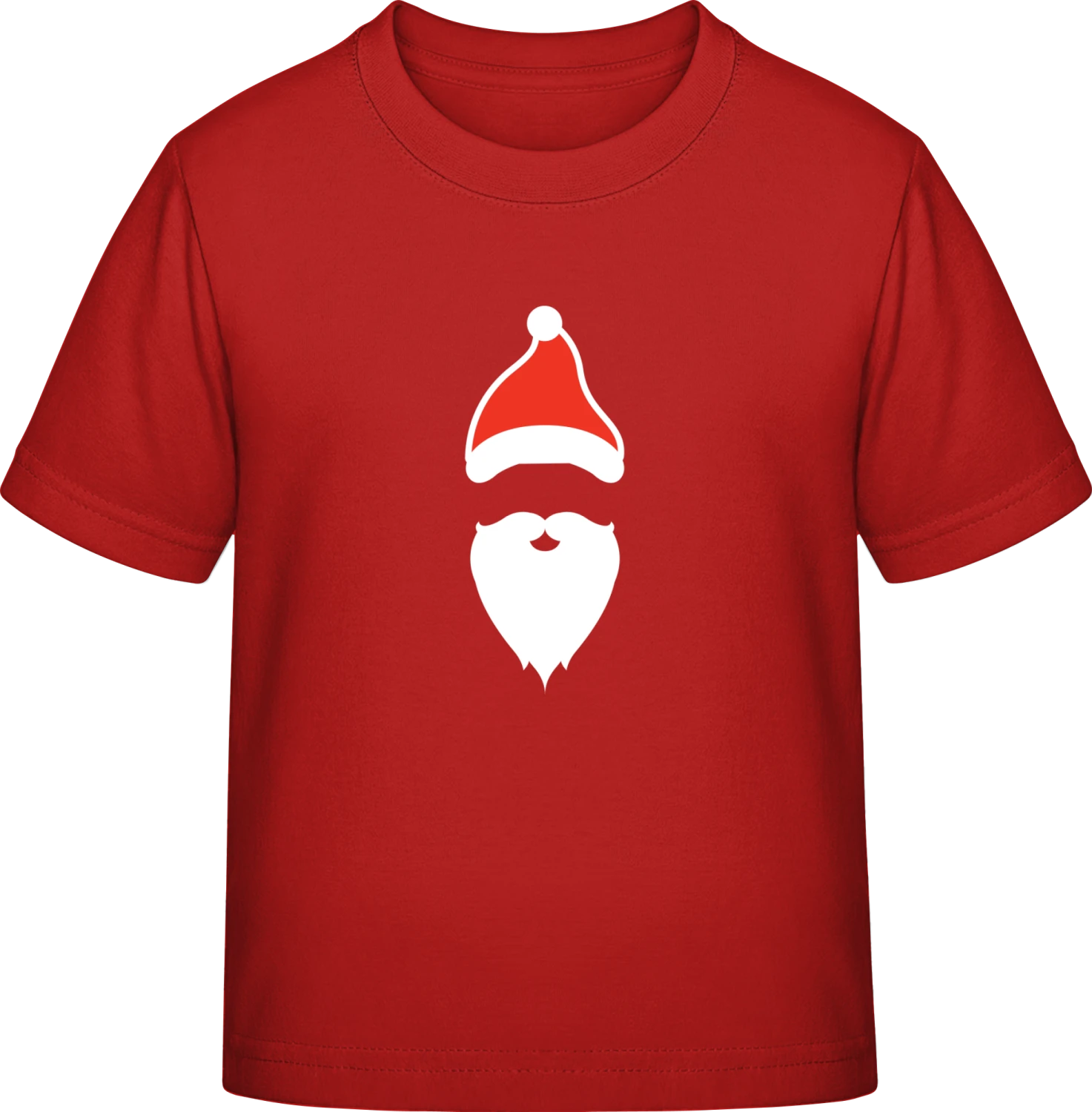 Santa Beard And Hat - Red Exact 190 Kids - Front