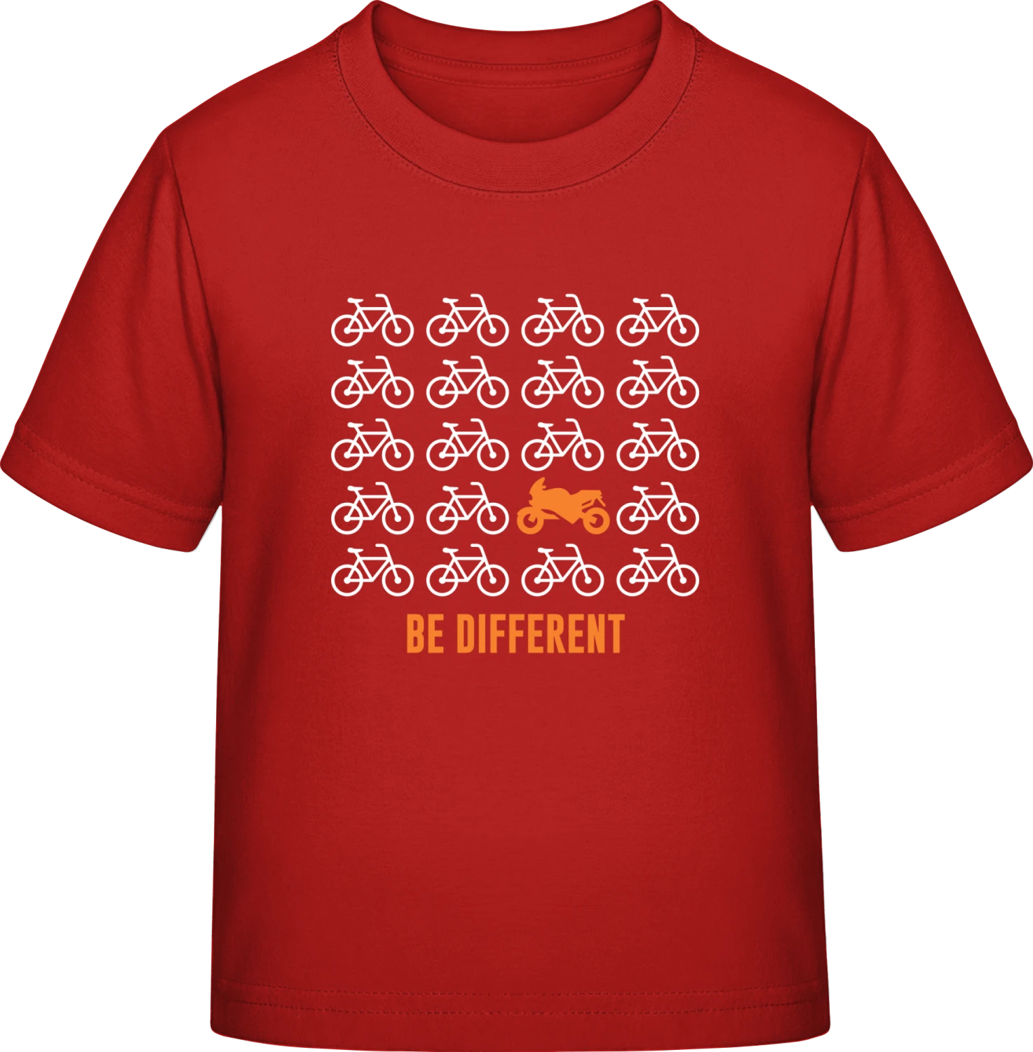 Be Different Motorcycle - Red Exact 190 Kids - Front