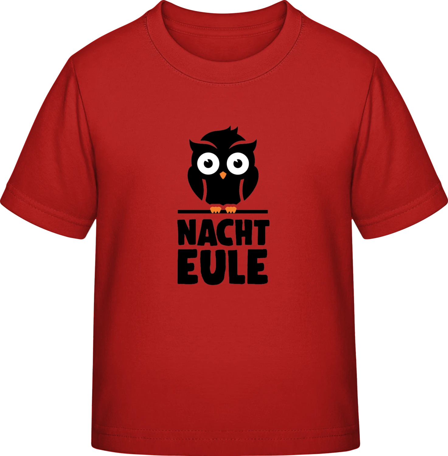 Nacht Eule - Red Exact 190 Kids - Front