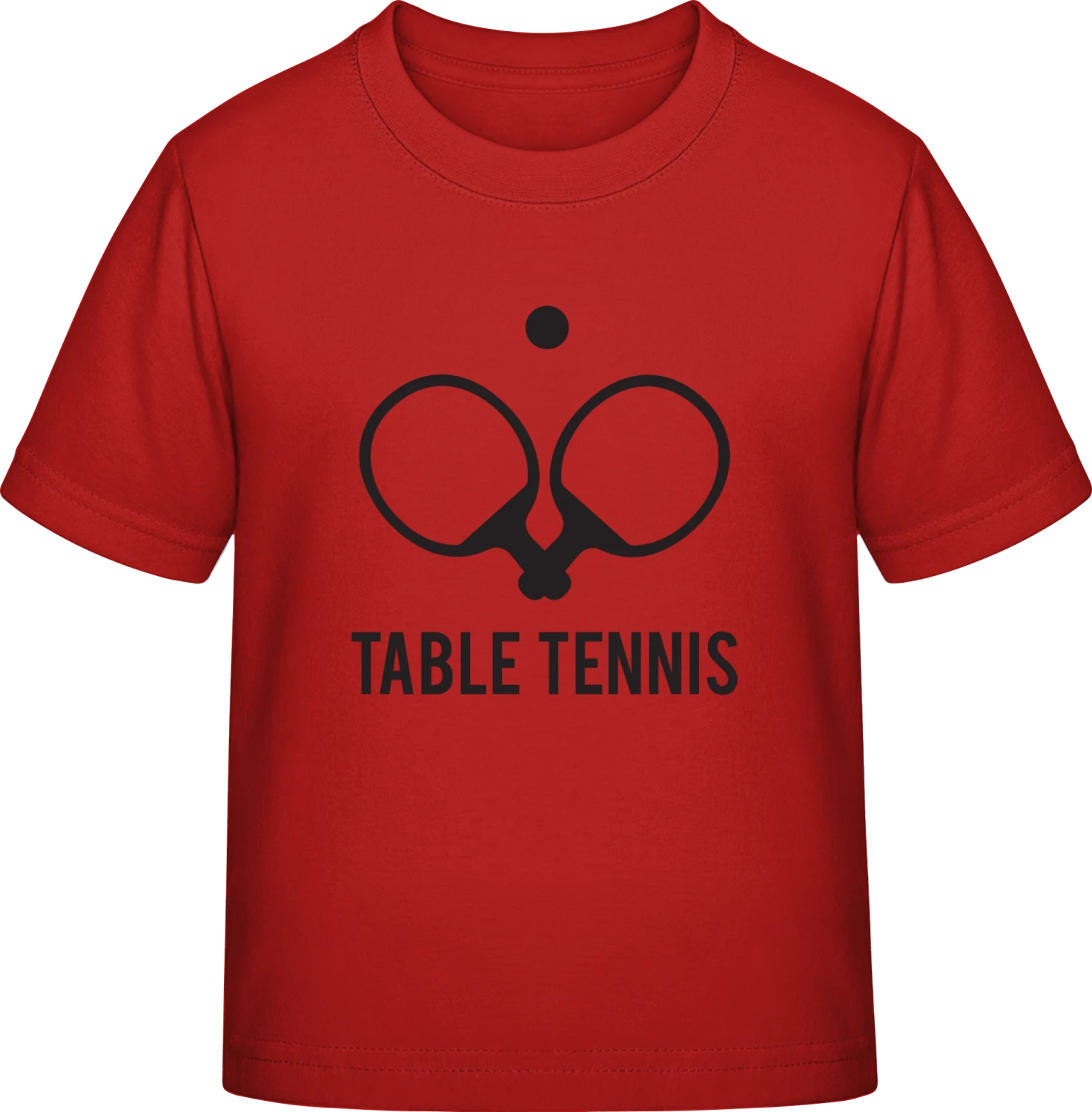 Table Tennis - Red Exact 190 Kids - Front