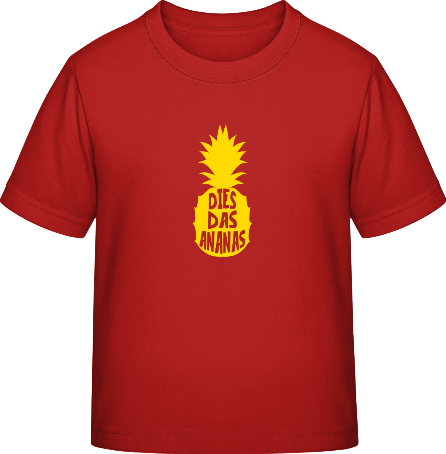 Dies Das Ananas - Red Exact 190 Kids - Front