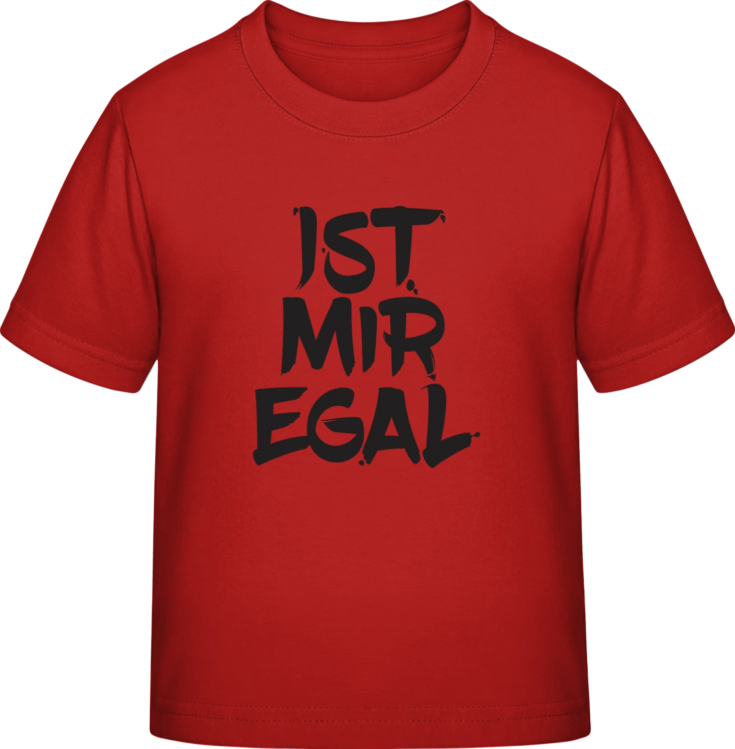 Ist mir egal - Red Exact 190 Kids - Front