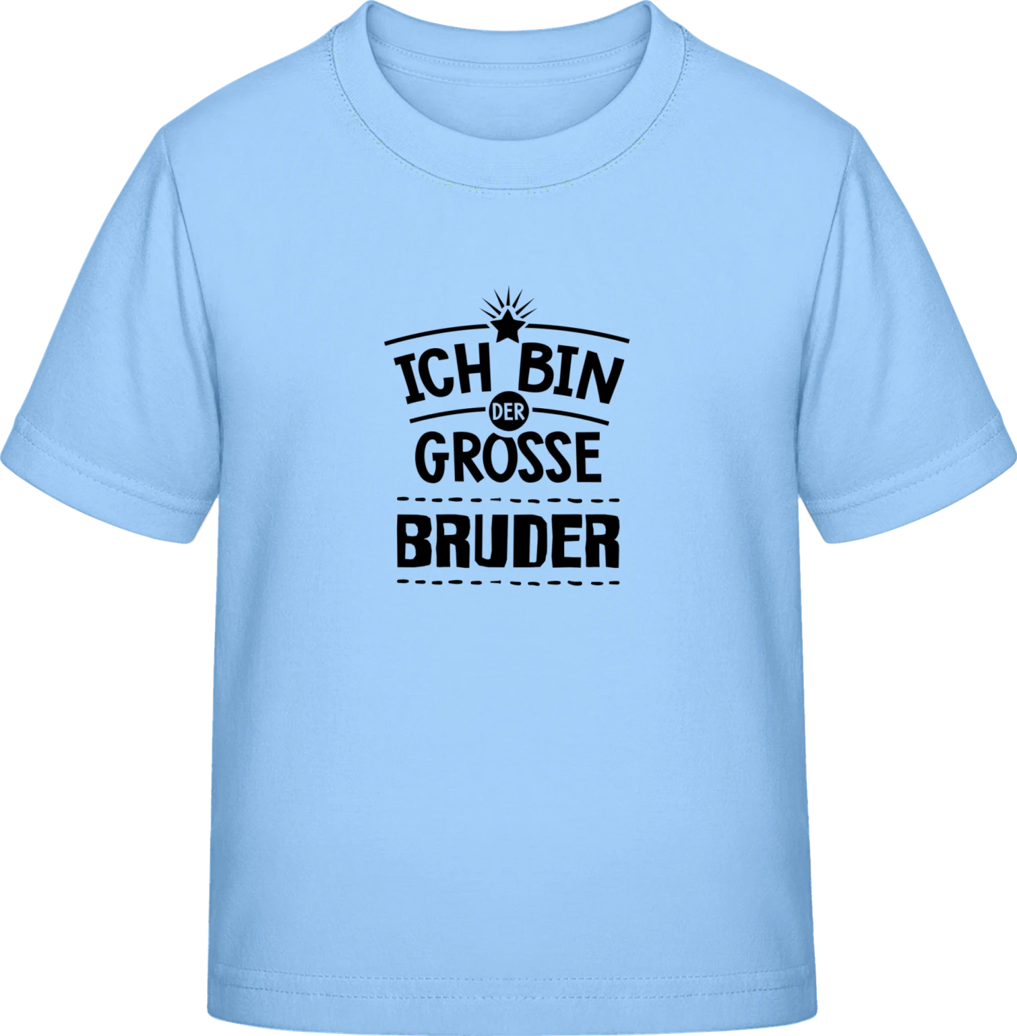 Ich bin der grosse Bruder - Sky Blue Exact 190 Kids - Front