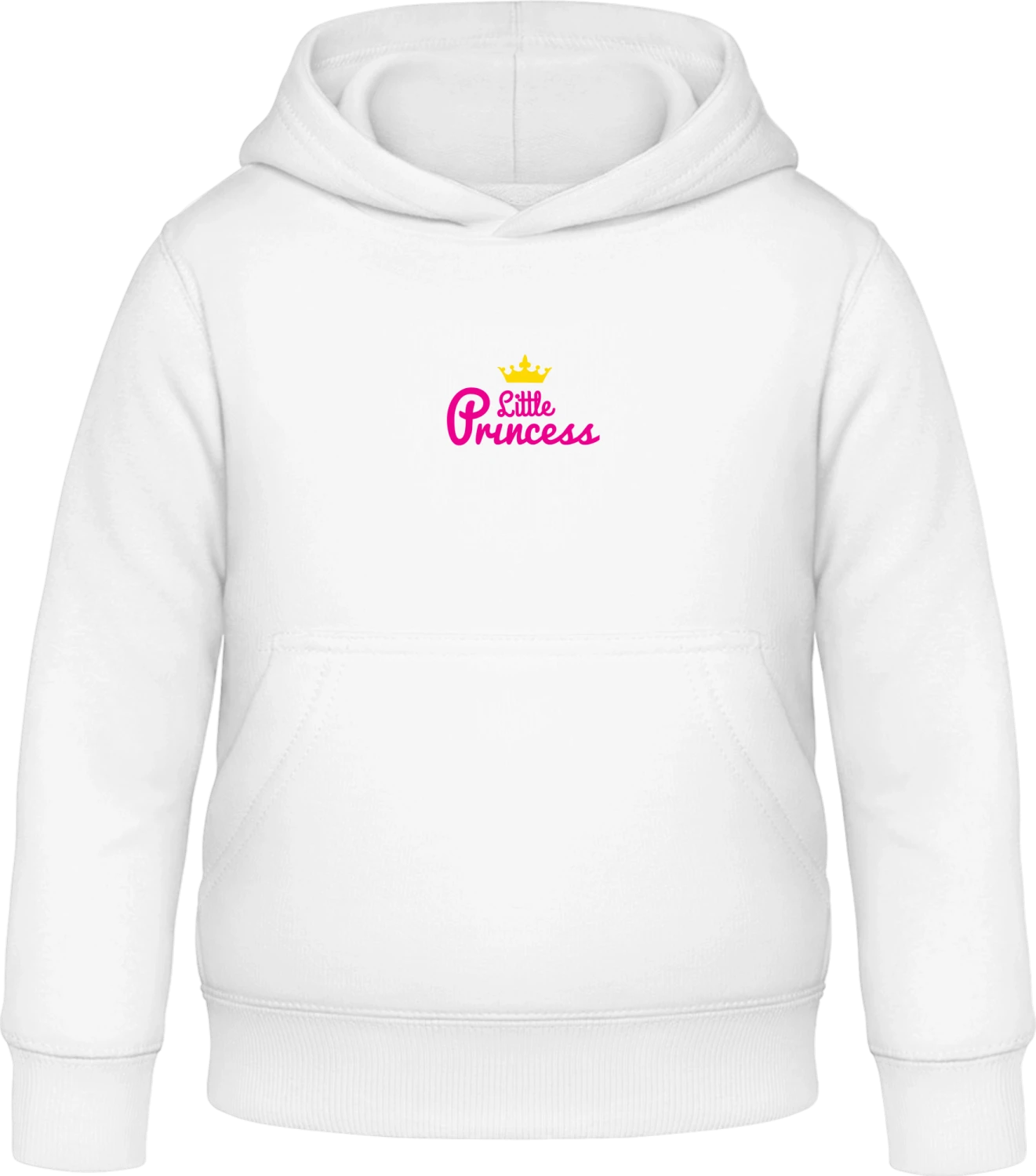 Little Princess - Arctic white Awdis Hoodie Kids - Front