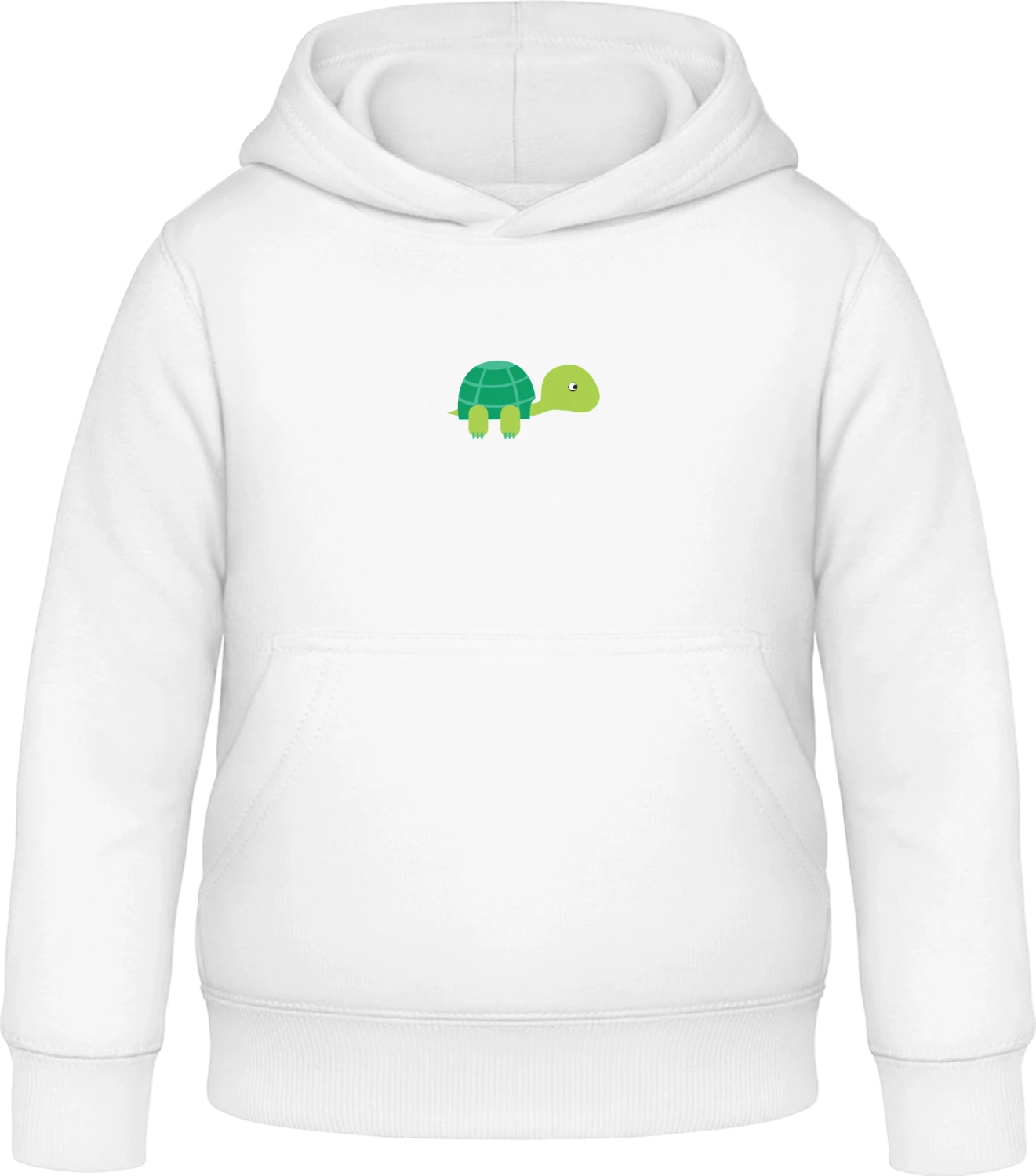 Turtle Illustration - Arctic white Awdis Hoodie Kids - Front