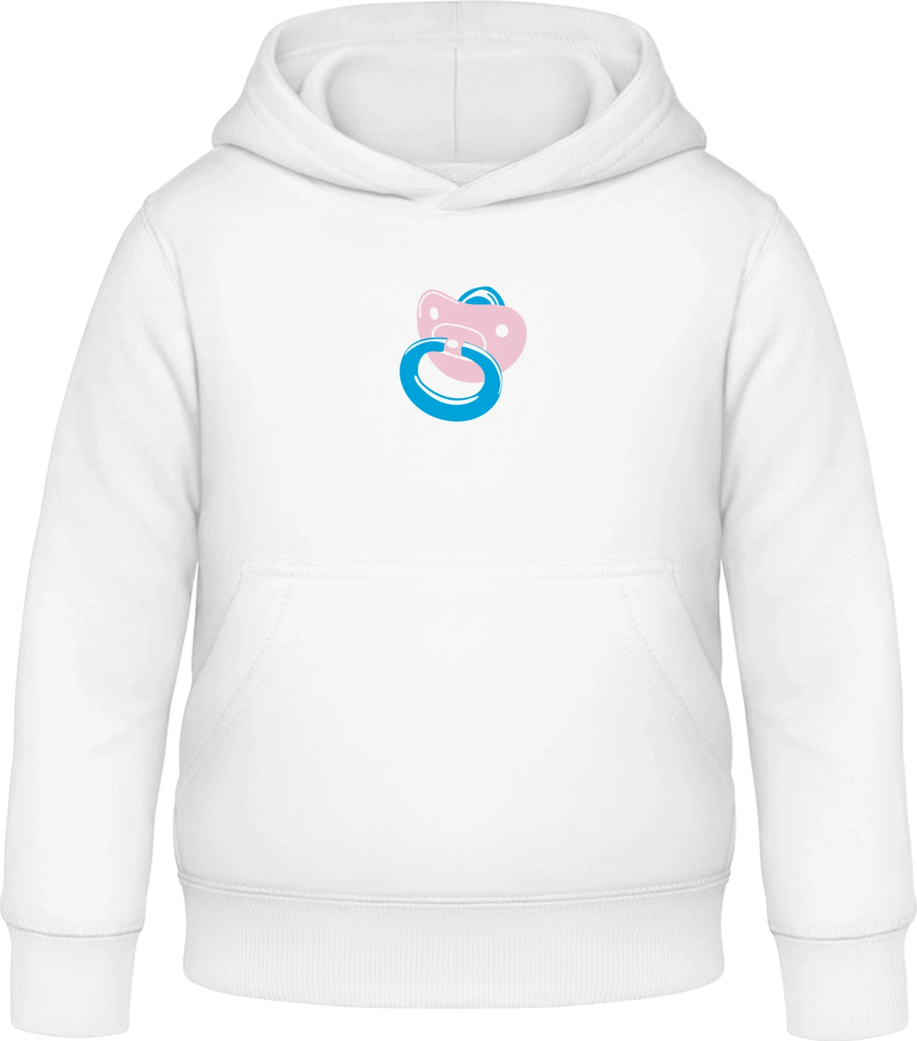 Soother Baby - Arctic white Awdis Hoodie Kids - Front