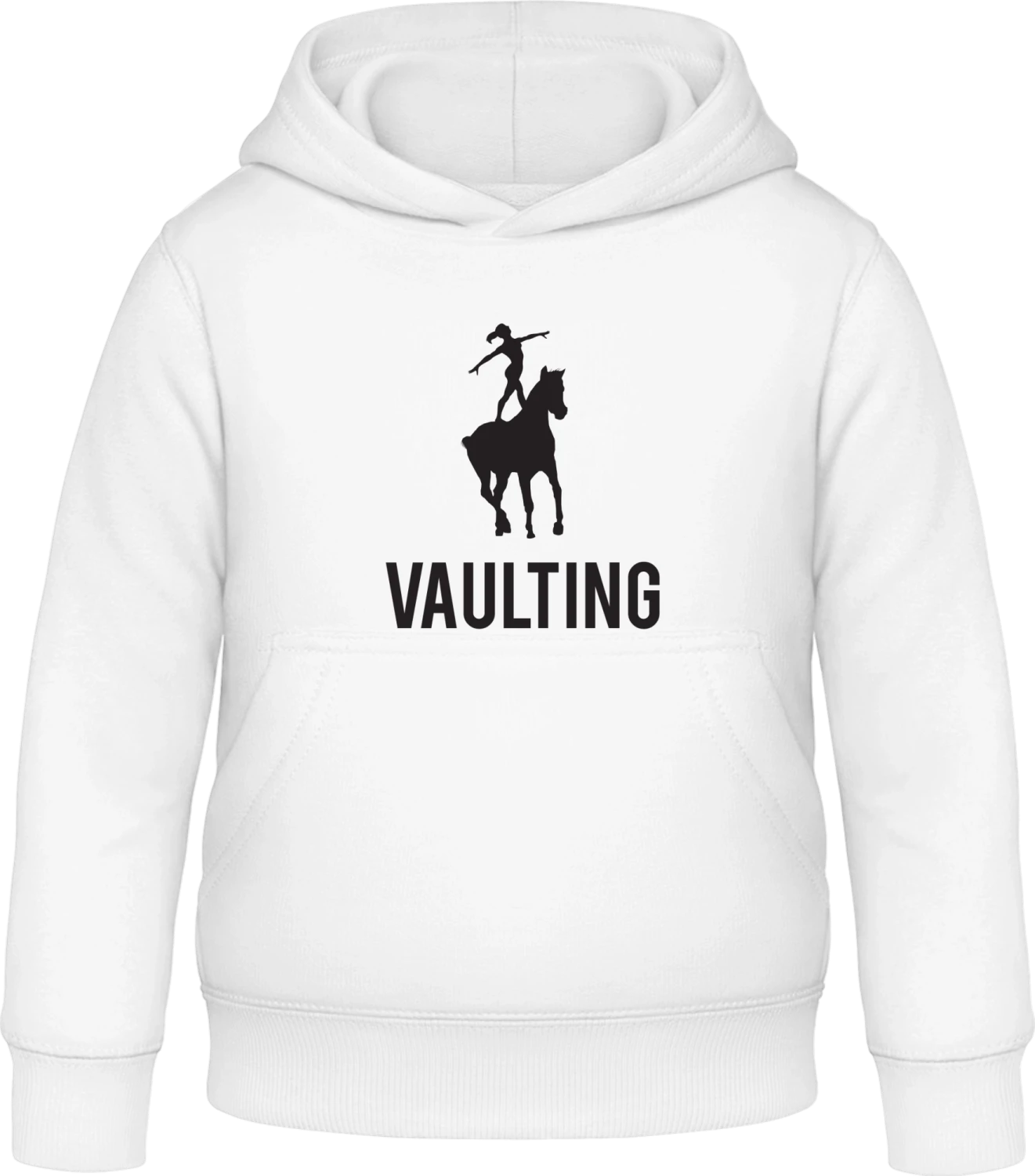 Vaulting - Arctic white Awdis Hoodie Kids - Front