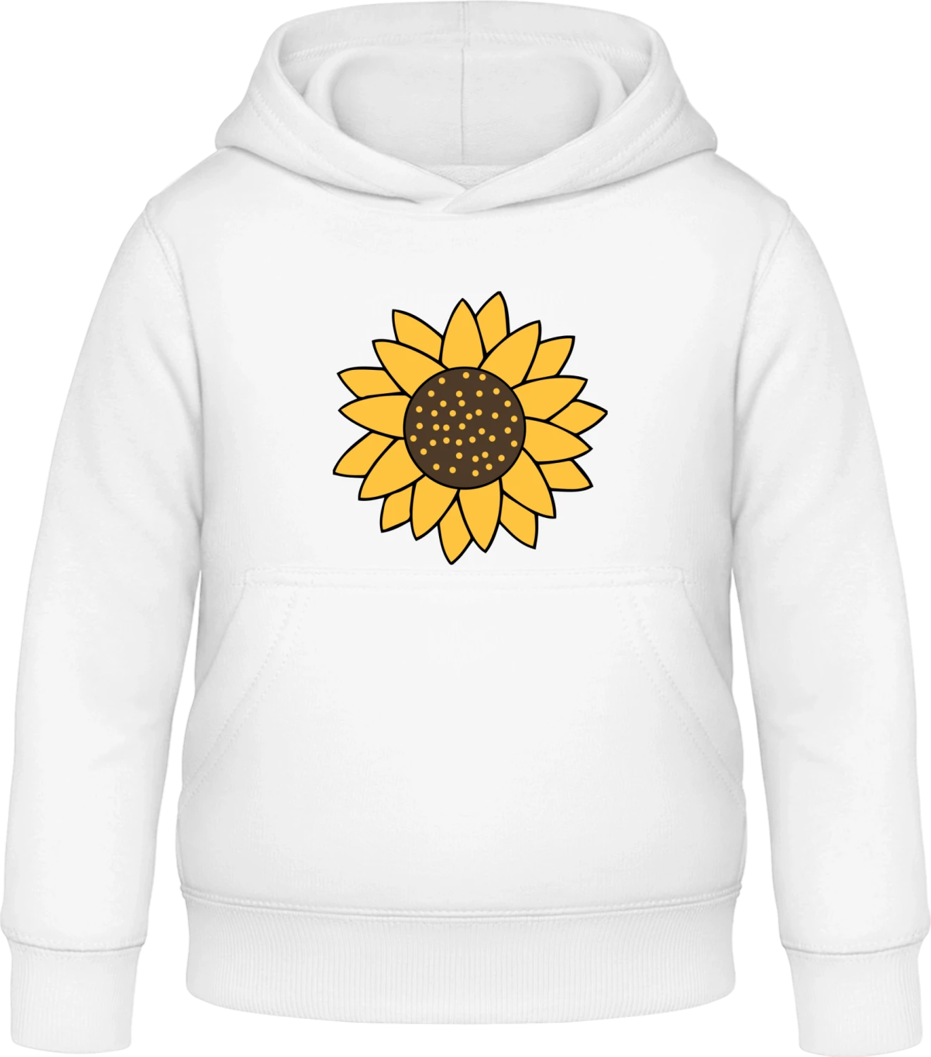 Sunflower - Arctic white Awdis Hoodie Kids - Front