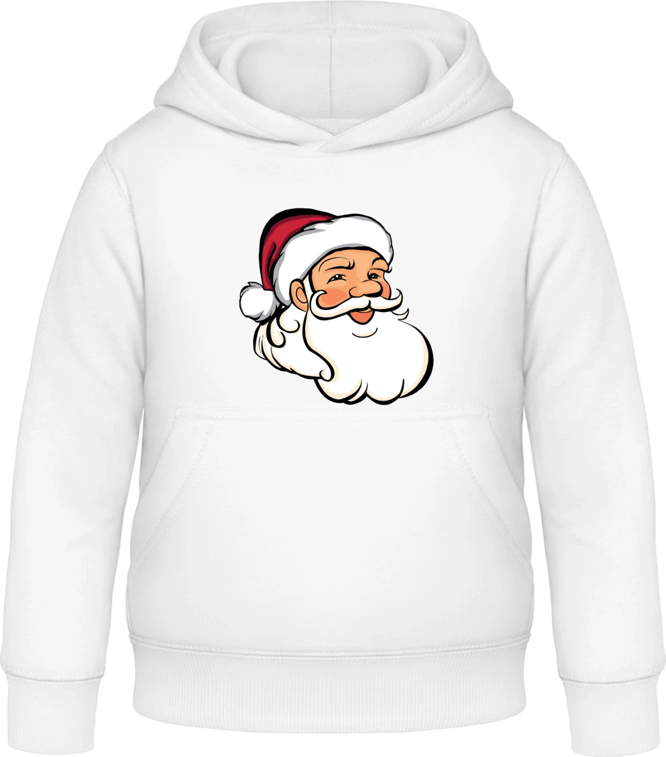 Santa Claus - Arctic white Awdis Hoodie Kids - Front