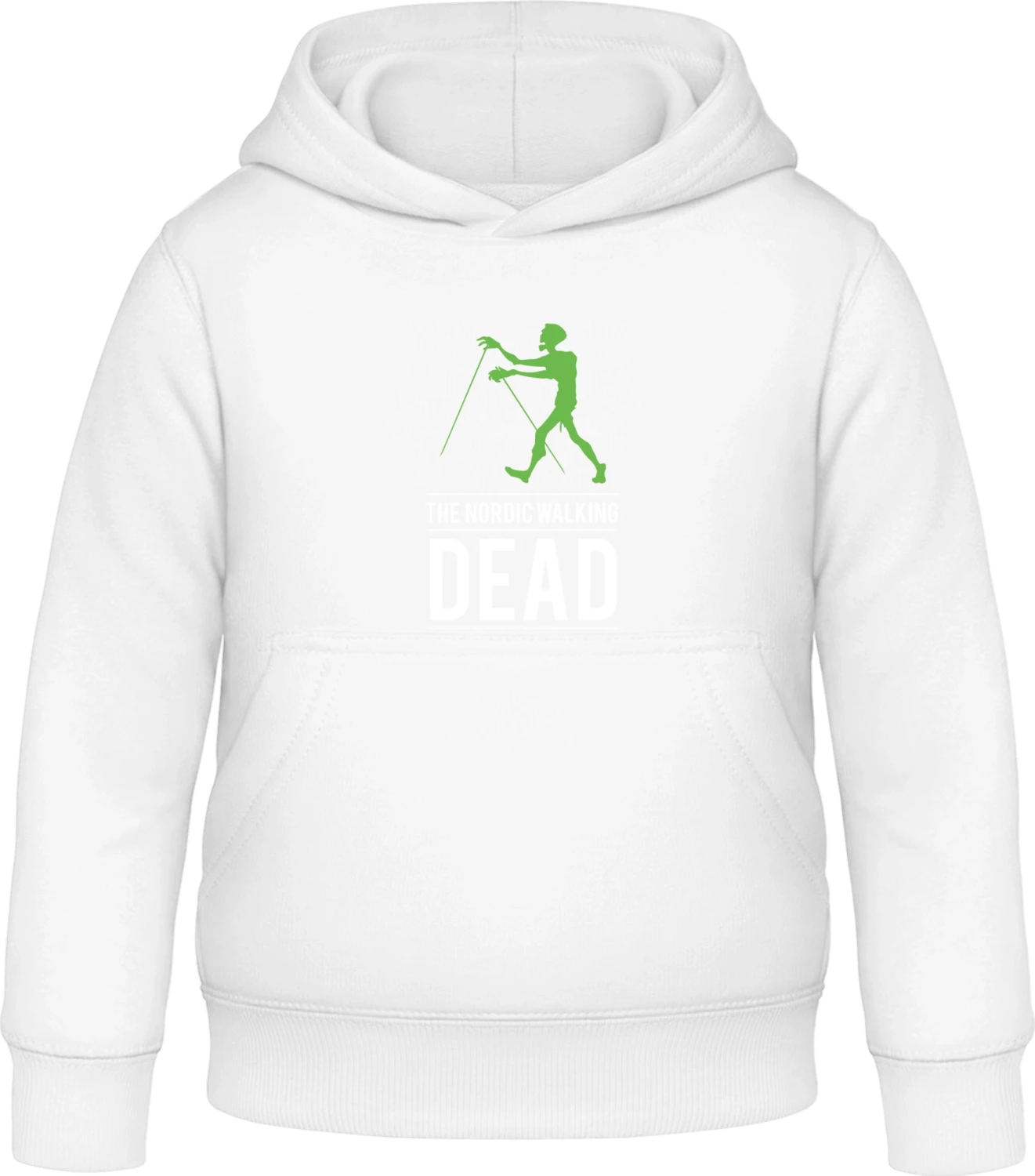 The Nordic Walking Dead - Arctic white Awdis Hoodie Kids - Front