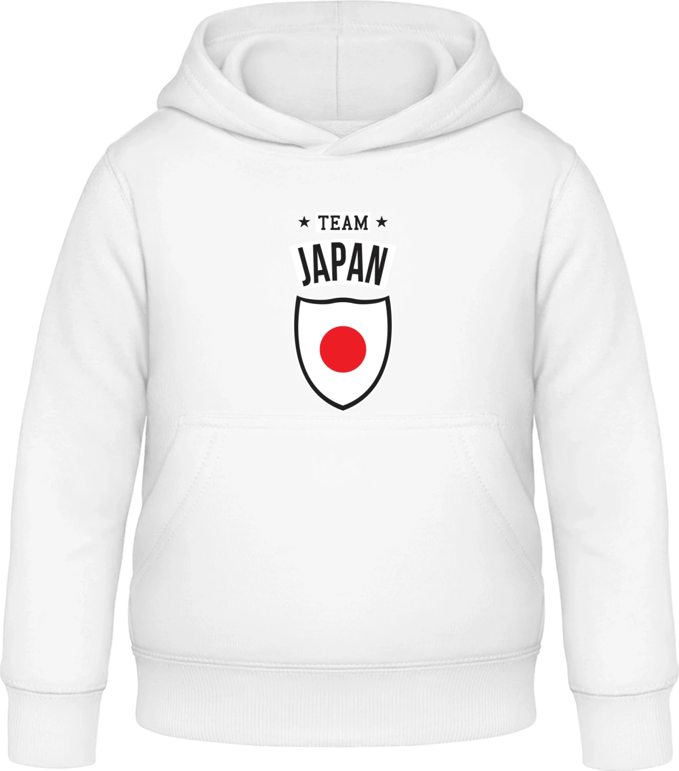 Team Japan - Arctic white Awdis Hoodie Kids - Front