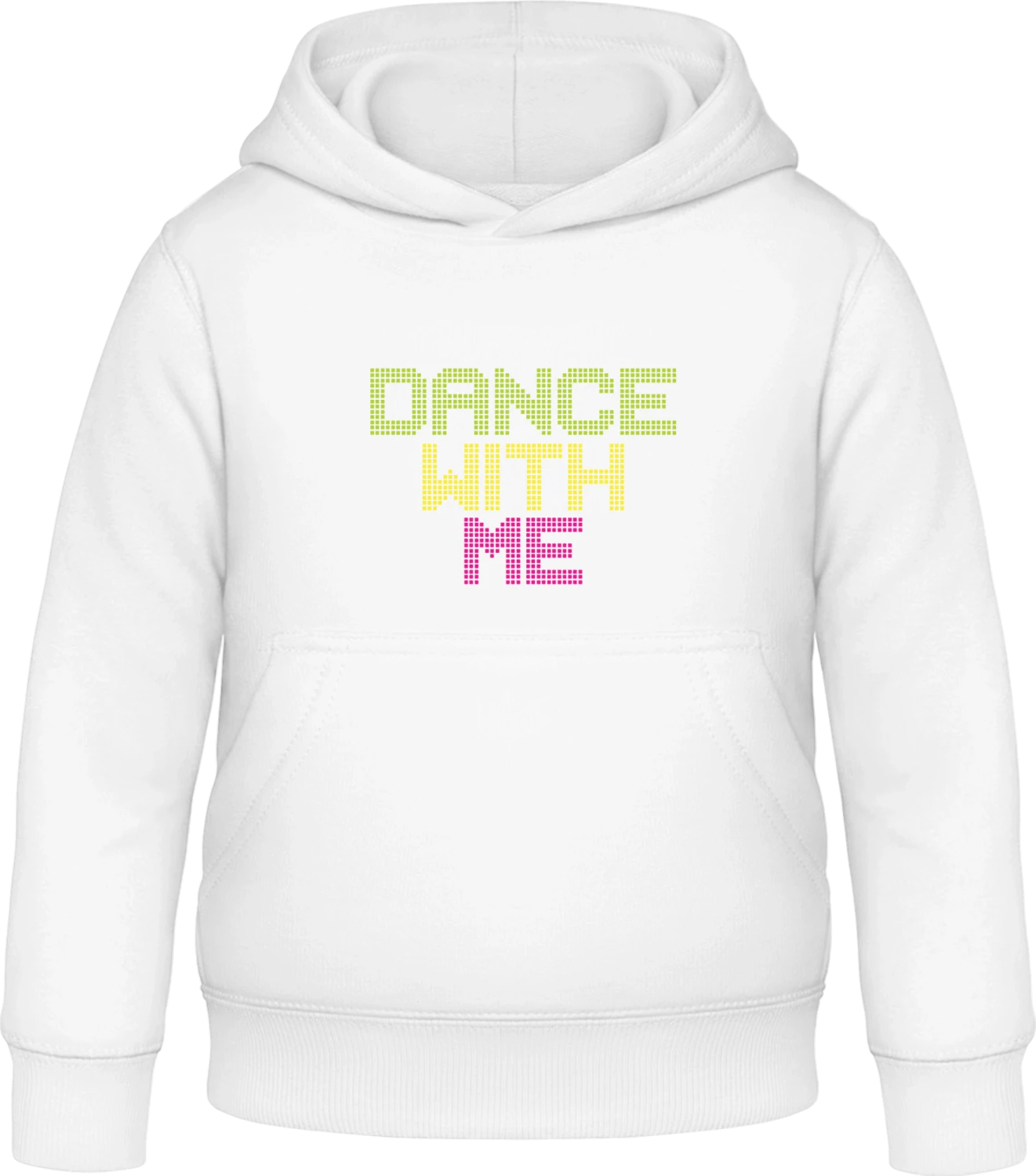 Dance With Me - Arctic white Awdis Hoodie Kids - Front