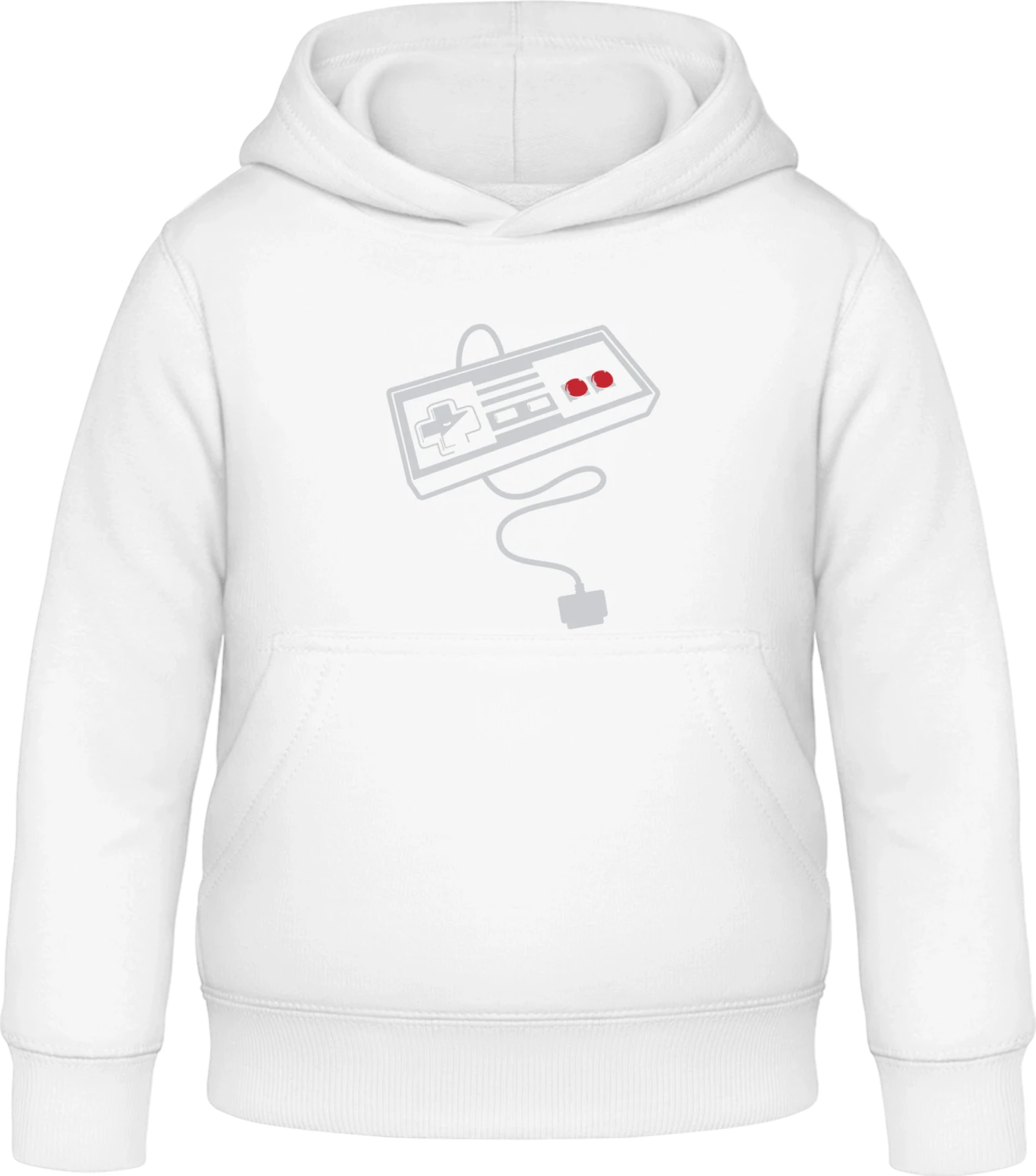 NES Controller - Arctic white Awdis Hoodie Kids - Front