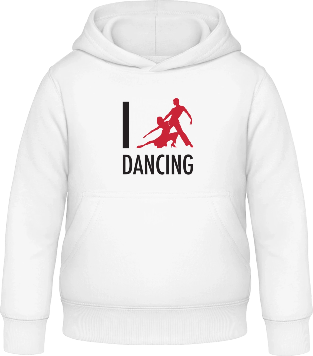 I Love Latino Dance - Arctic white Awdis Hoodie Kids - Front