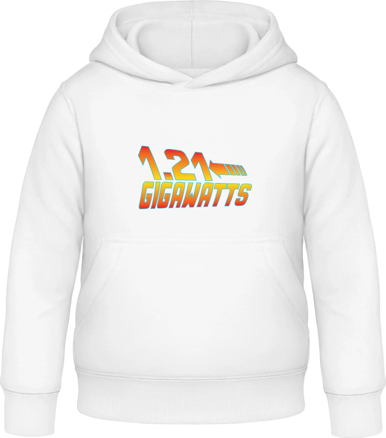 1.21 Gigawatts - Arctic white Awdis Hoodie Kids - Front