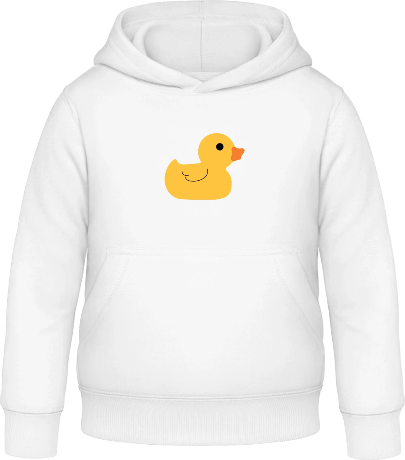 Duck - Arctic white Awdis Hoodie Kids - Front