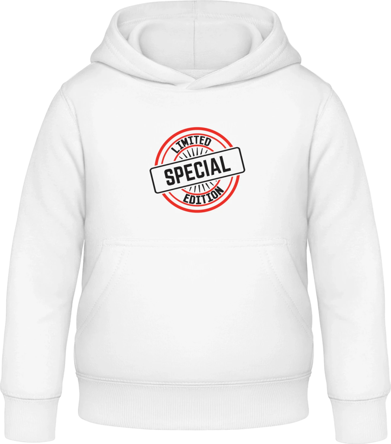 Limited Special Edition Logo - Arctic white Awdis Hoodie Kids - Front