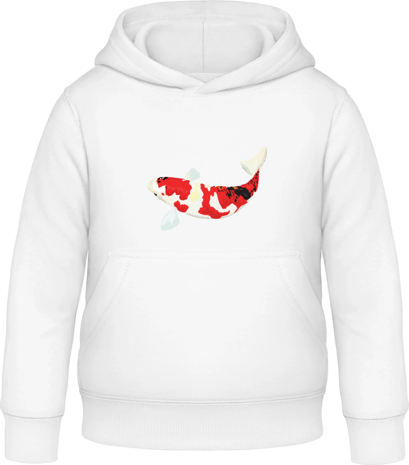 Koi Carp - Arctic white Awdis Hoodie Kids - Front