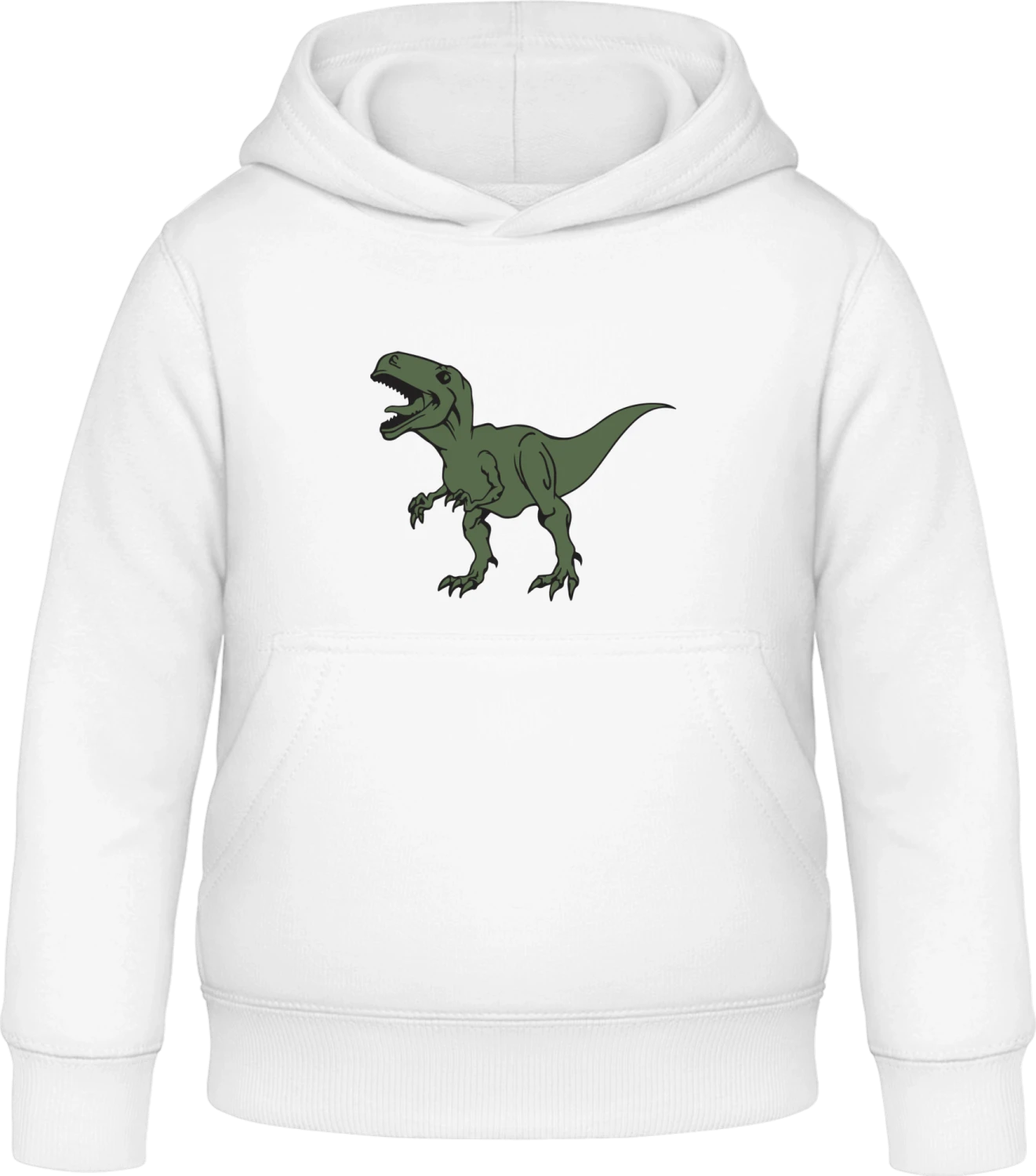 Tyrannosaurus Rex - Arctic white Awdis Hoodie Kids - Front