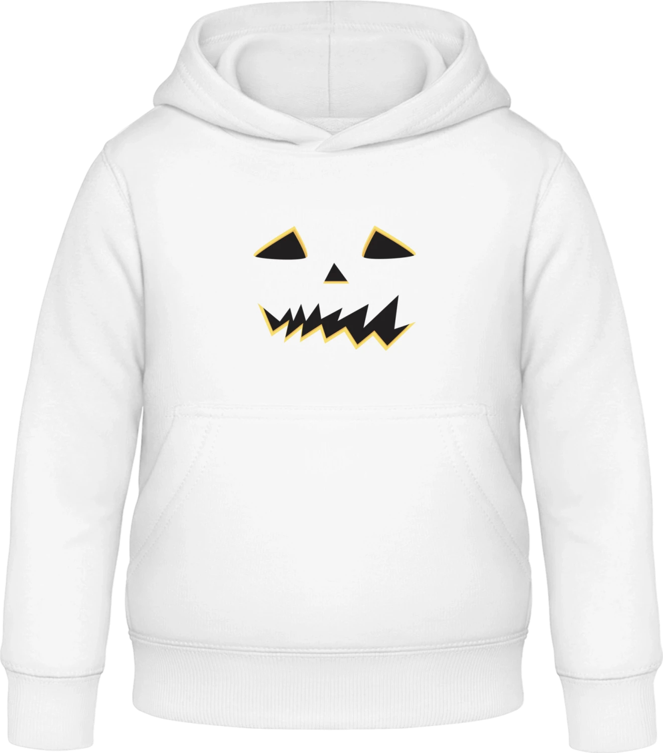 Pumpkin Halloween Costume - Arctic white Awdis Hoodie Kids - Front