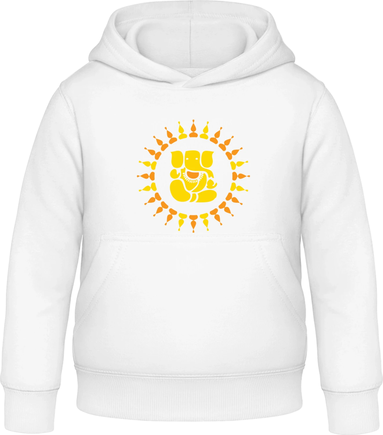 Ganesha Ganapati Vinayaka - Arctic white Awdis Hoodie Kids - Front