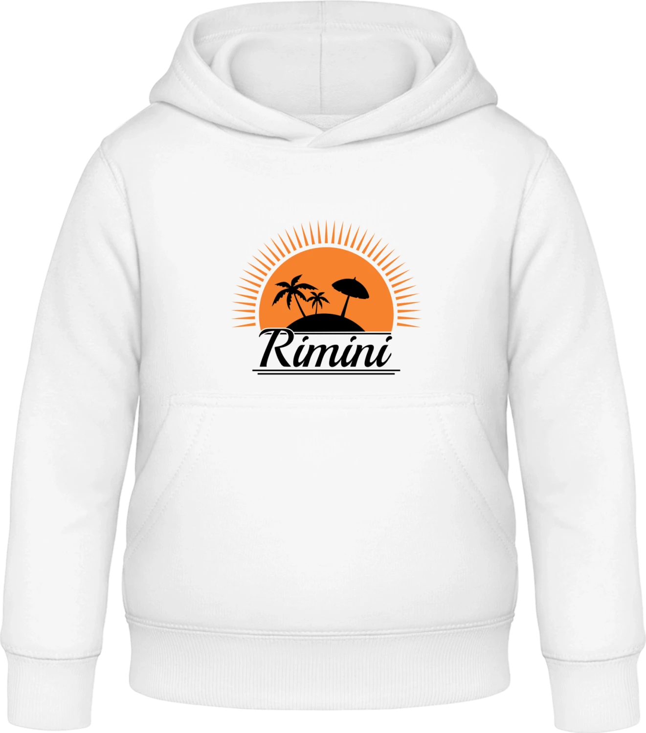 Rimini - Arctic white Awdis Hoodie Kids - Front