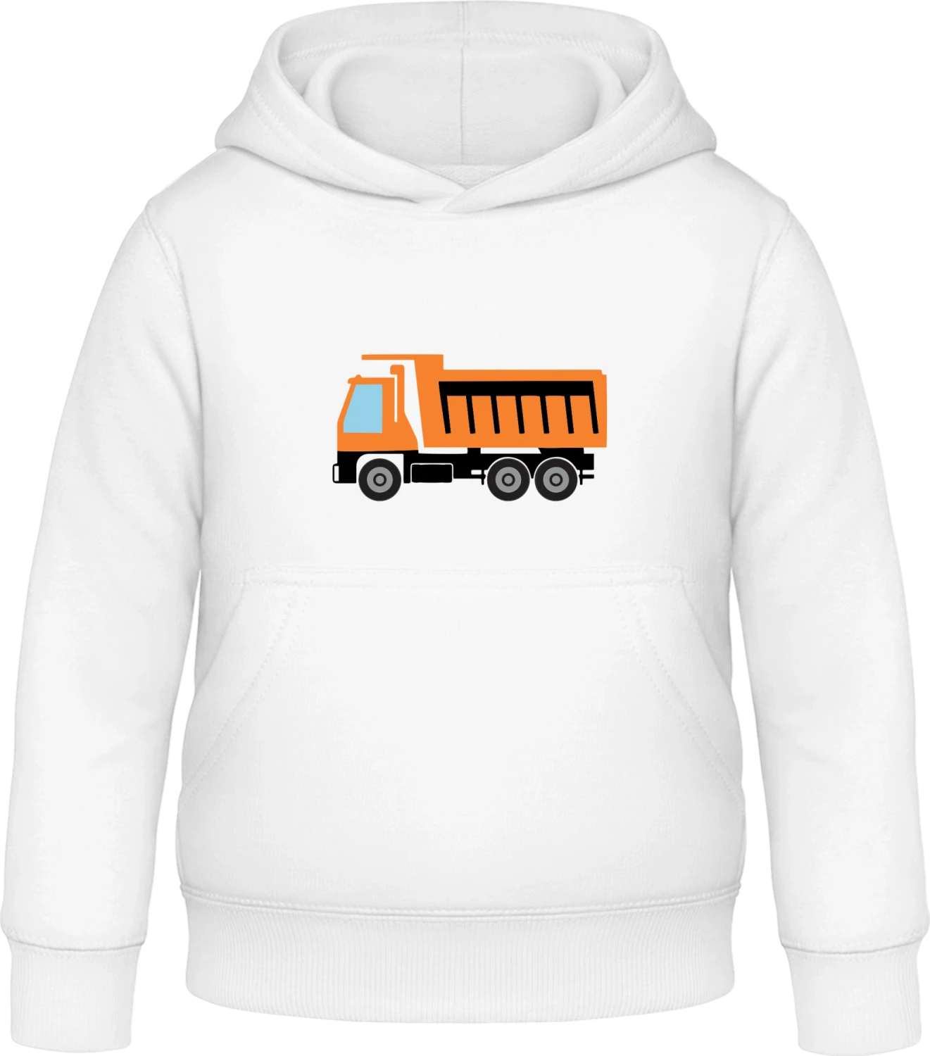 Tipper Construction Site - Arctic white Awdis Hoodie Kids - Front