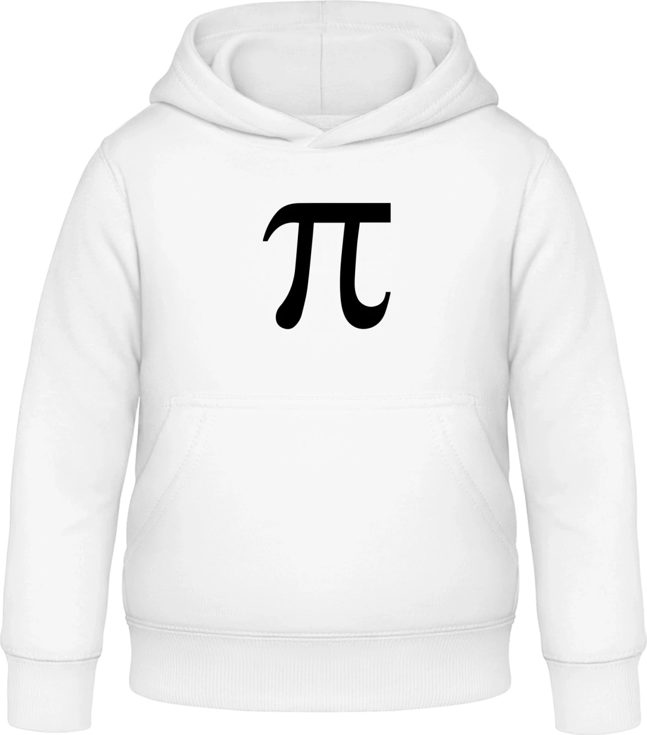 Pi - Arctic white Awdis Hoodie Kids - Front